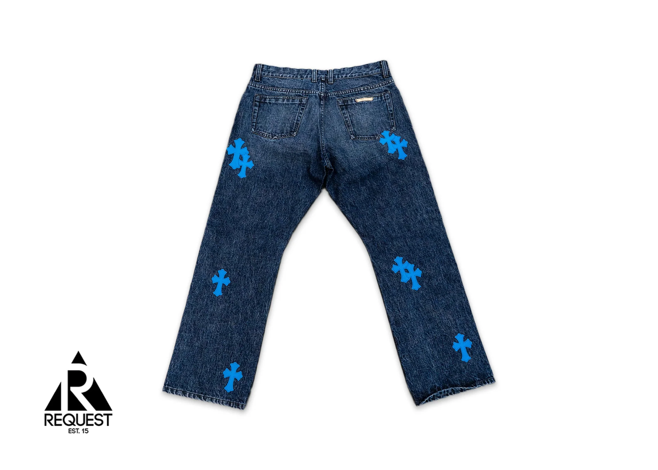 Indigo Fleur Denim "Baby Blue Crosses" - Image 2