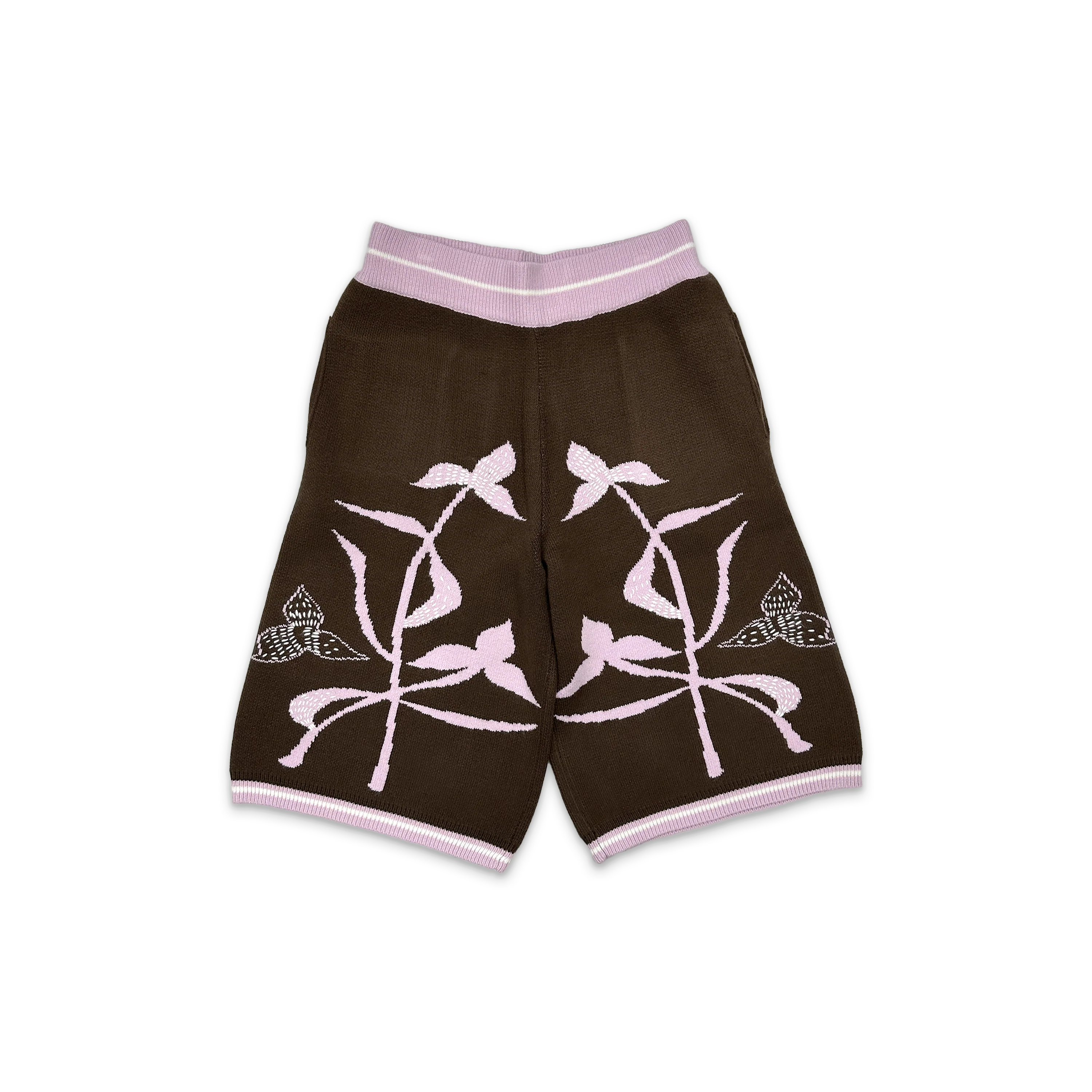 Iris Knit Shorts "Brown/Pink"