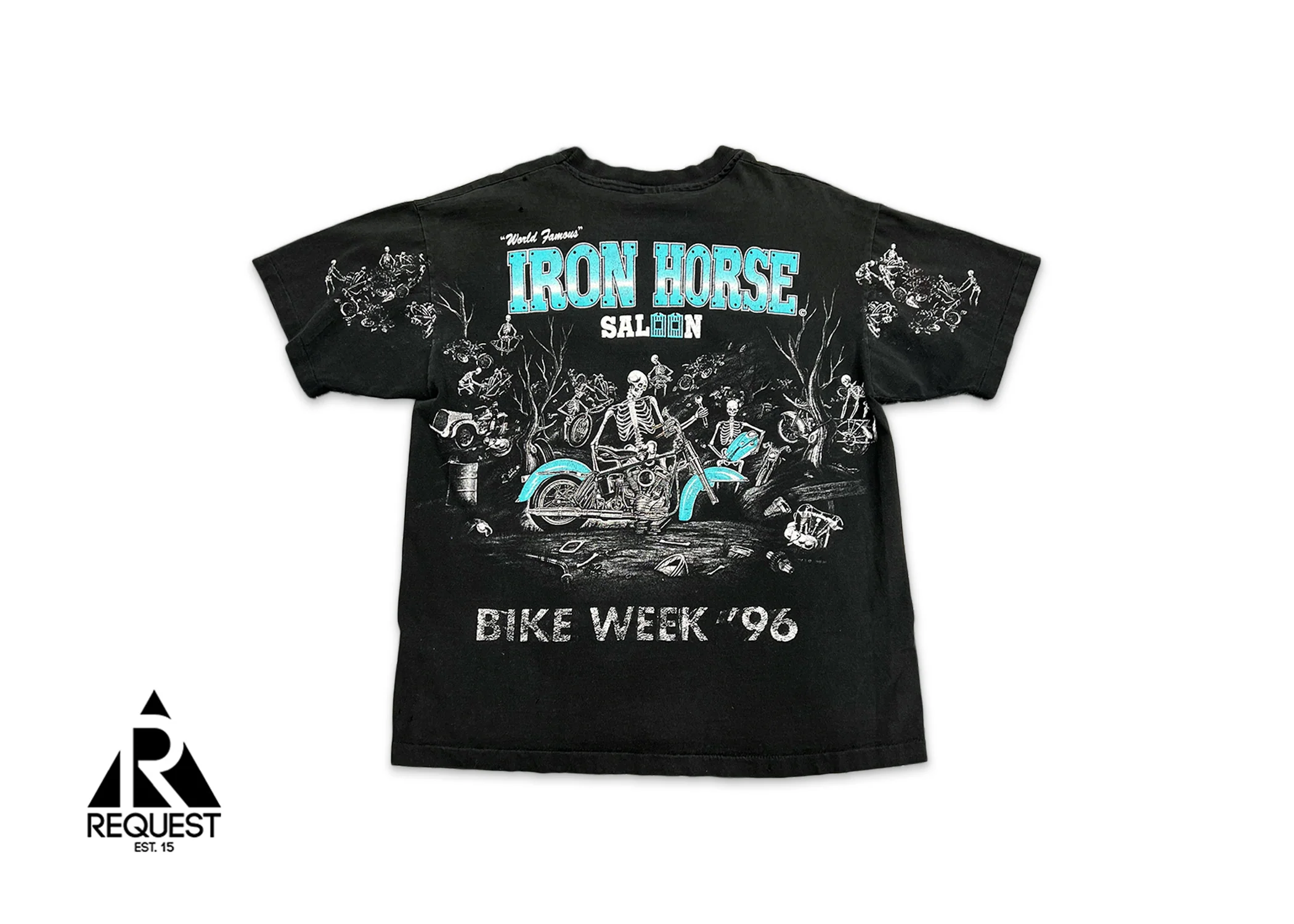Iron Horse 1996 Bike Week Tee "Black" - Image 2
