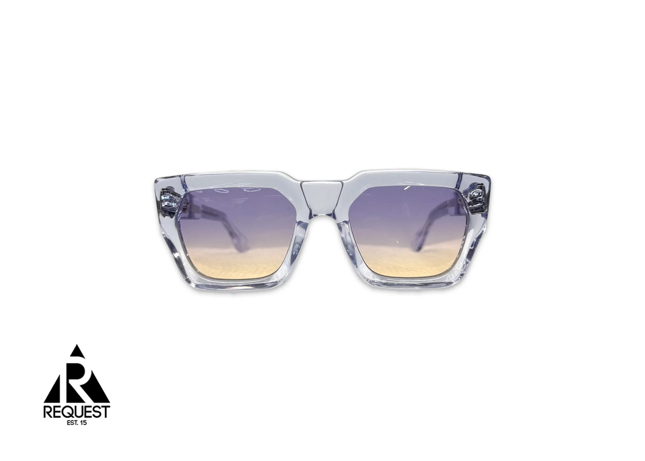Jelly & Jam Glasses "Transparent Blue/Silver"