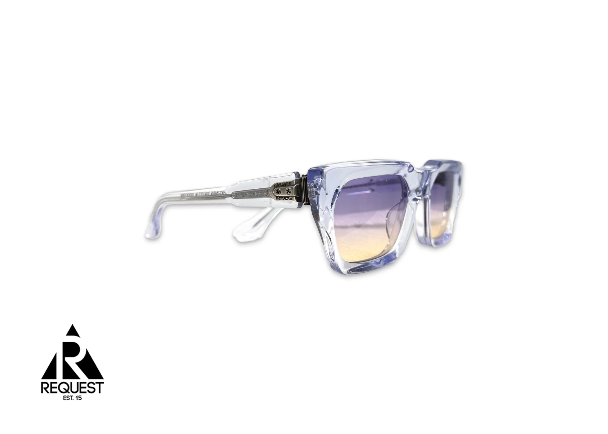 Jelly & Jam Glasses "Transparent Blue/Silver" - Image 2