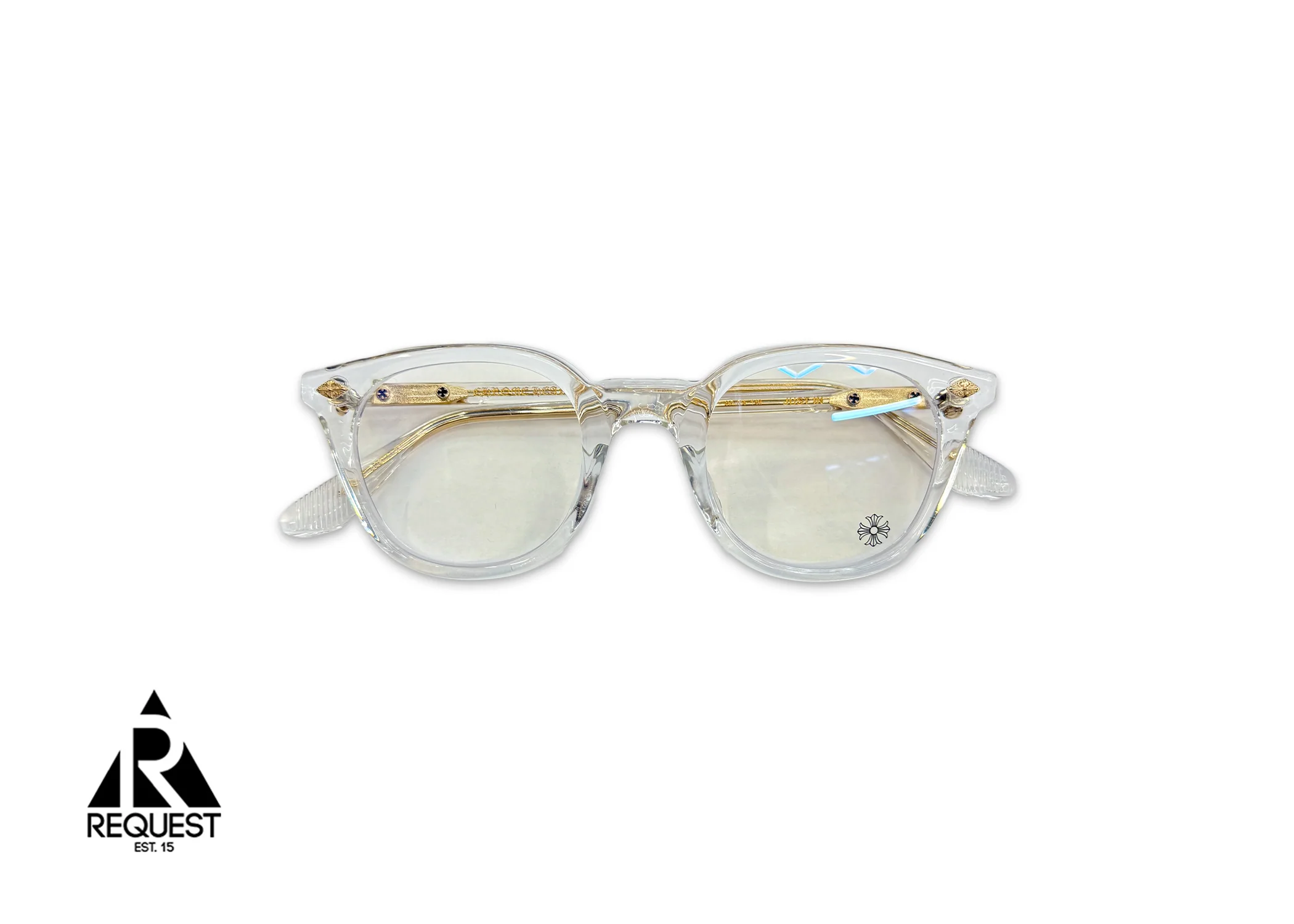 Just In Glasses "Clear Gold"