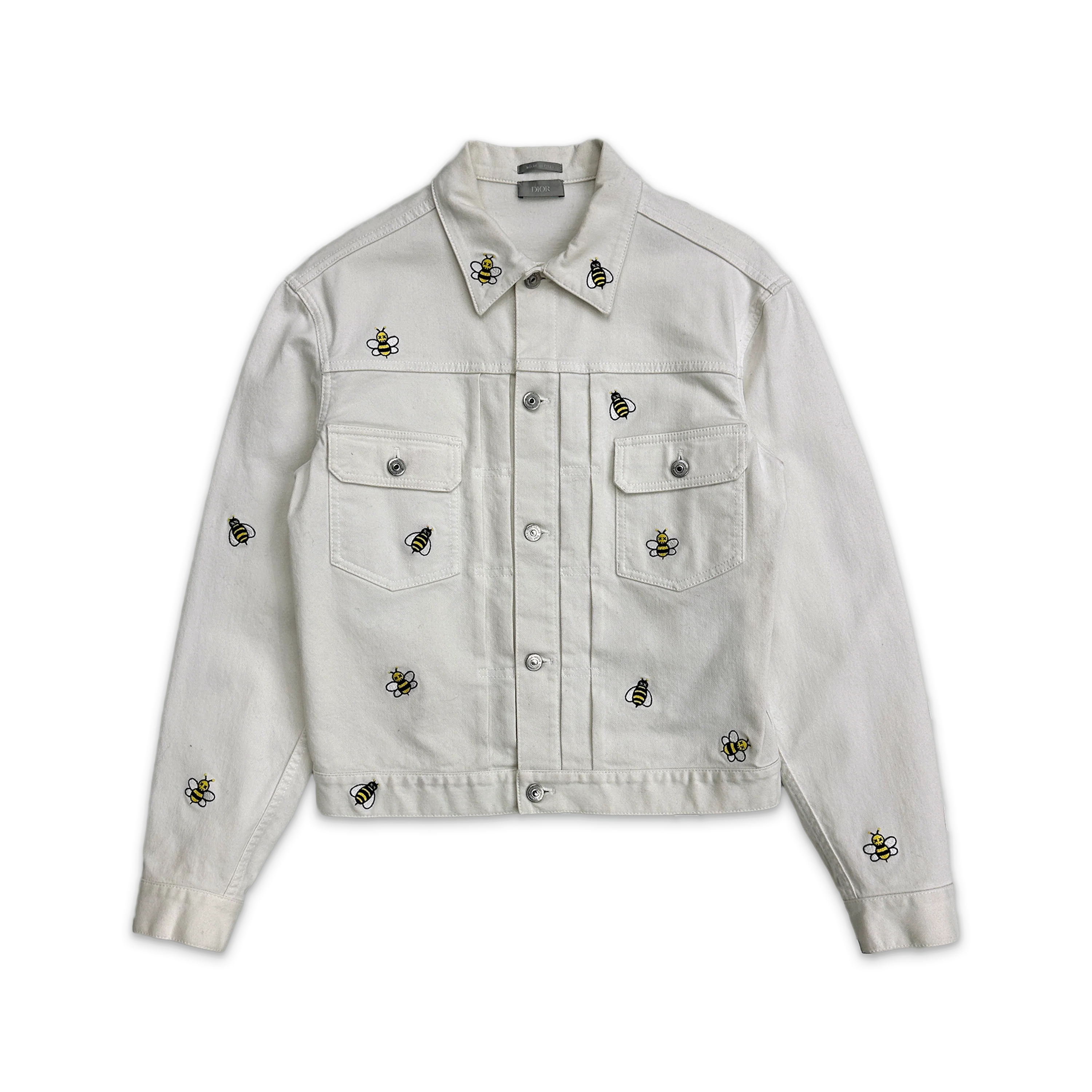 KAWS Bee Denim Trucker Jacket "White"