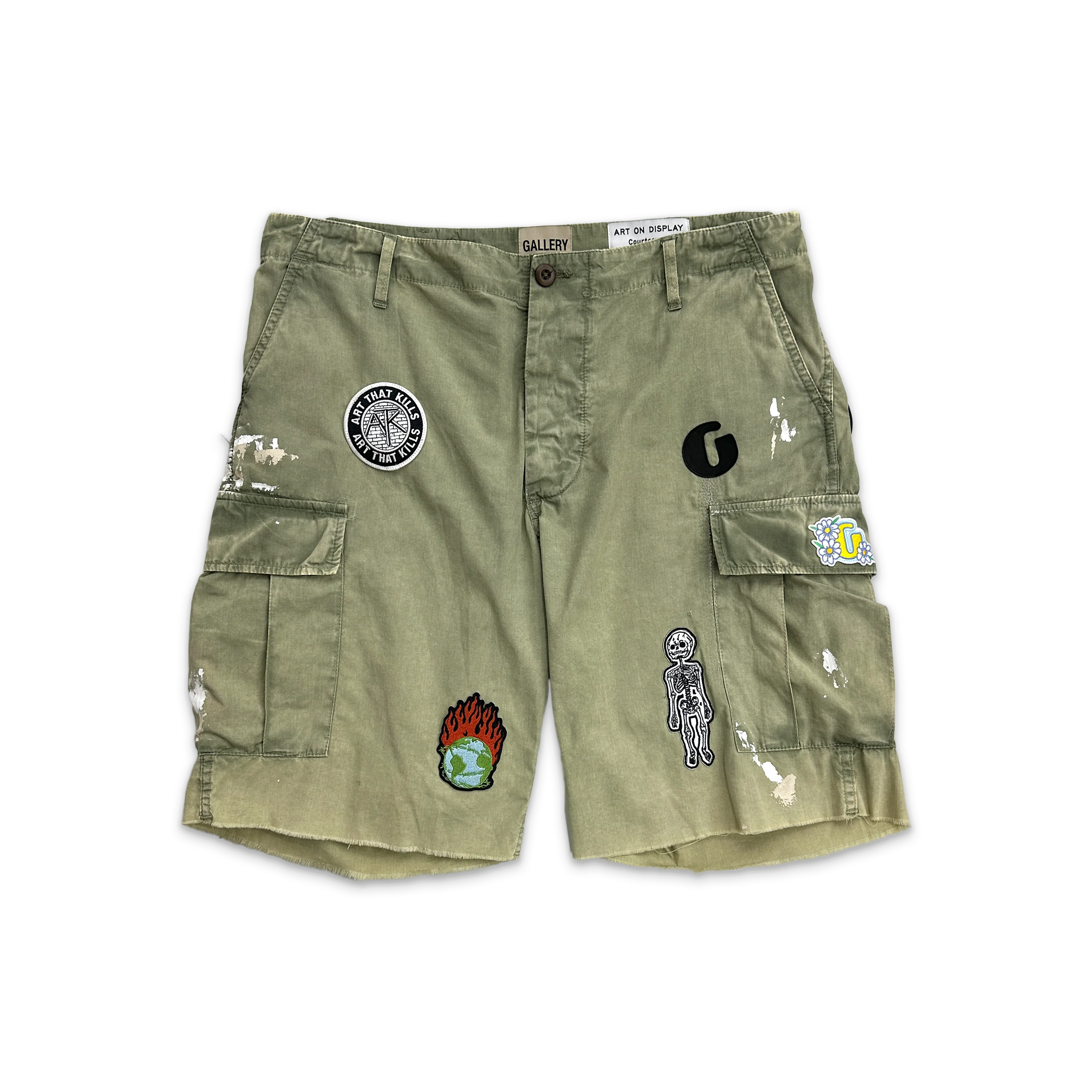 Kenzie Fatigue Cargo Shorts "Olive"