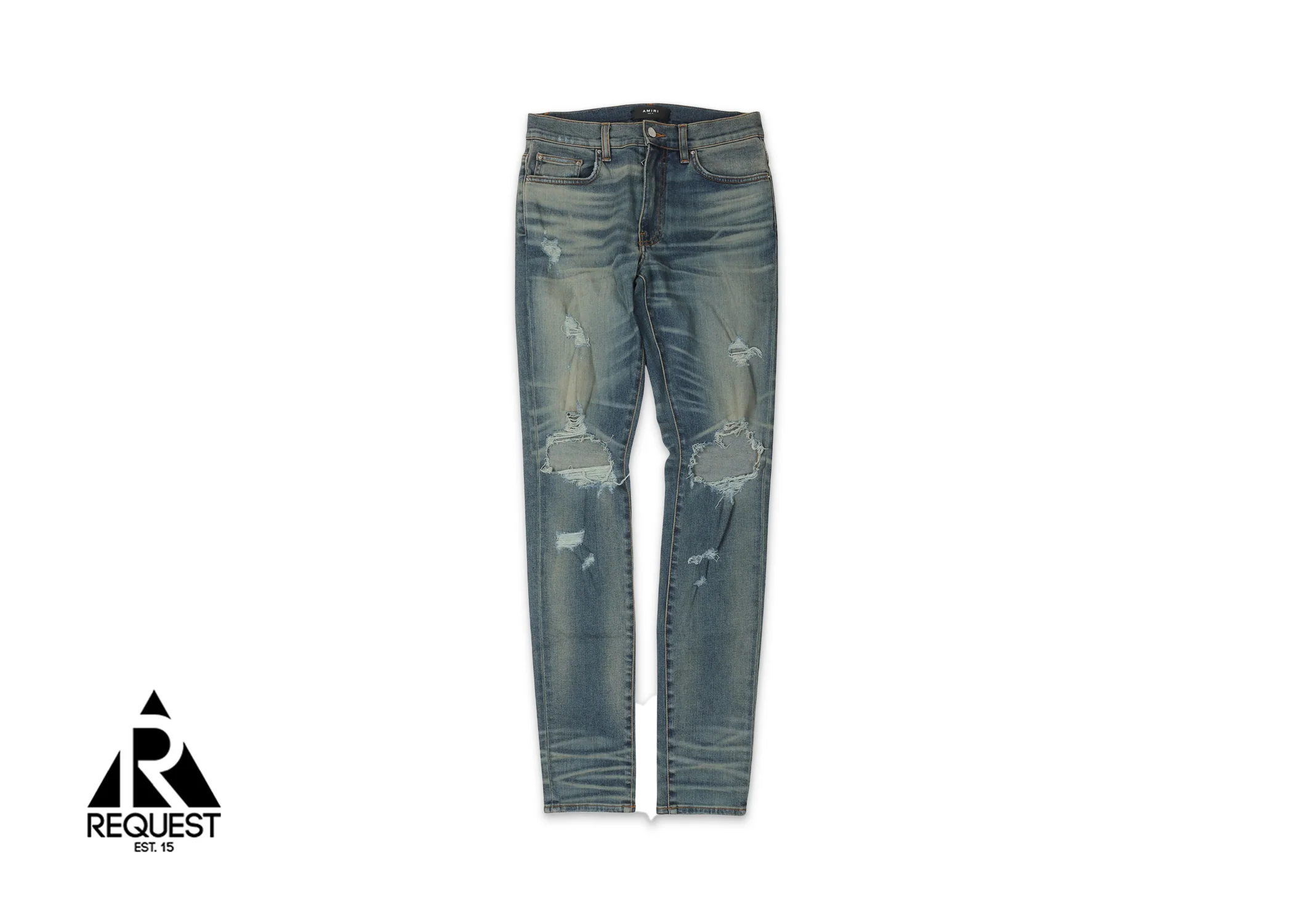 Knee Rip Jeans "Sand Wash"