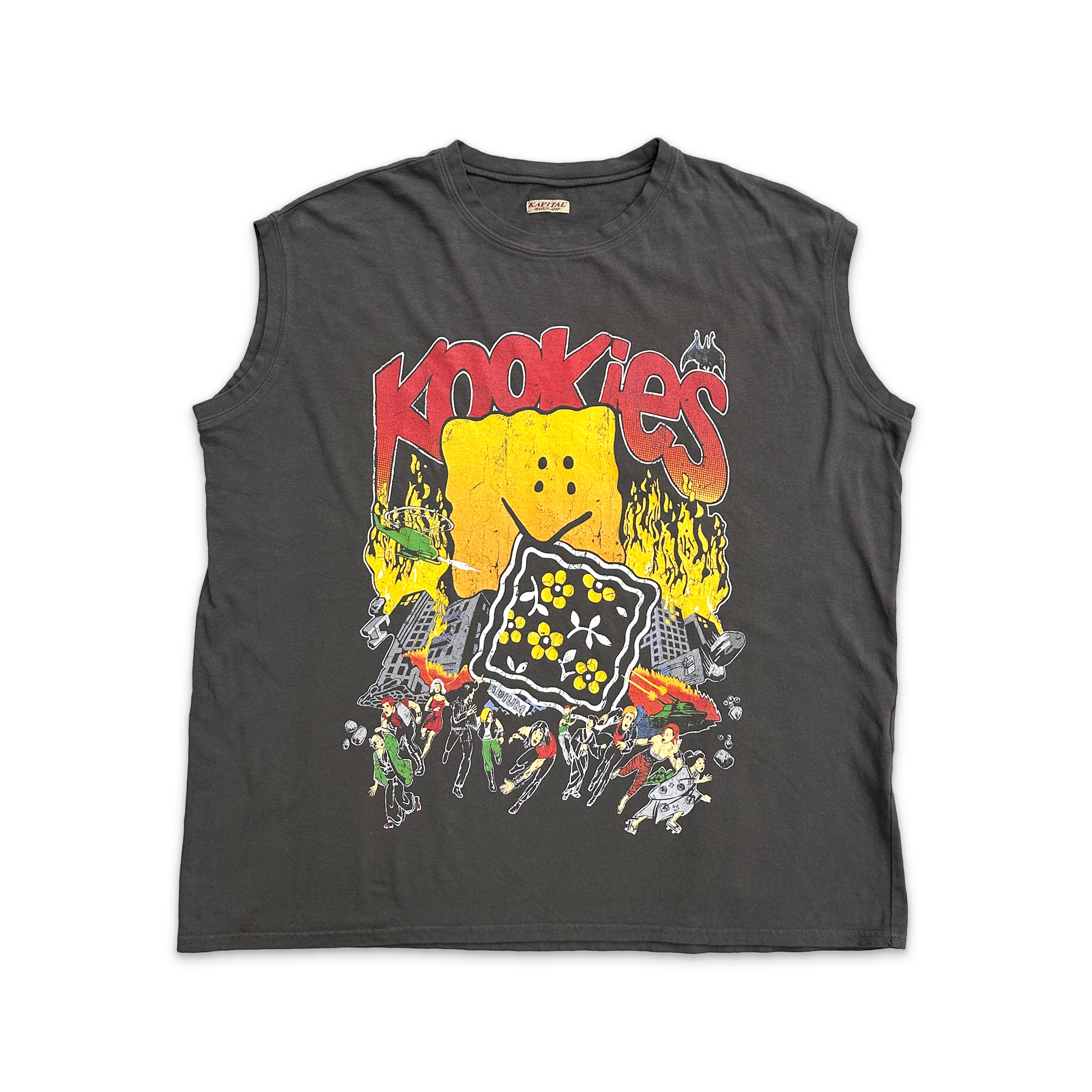 Kookies Cutoff Shirt "Vintage Black"