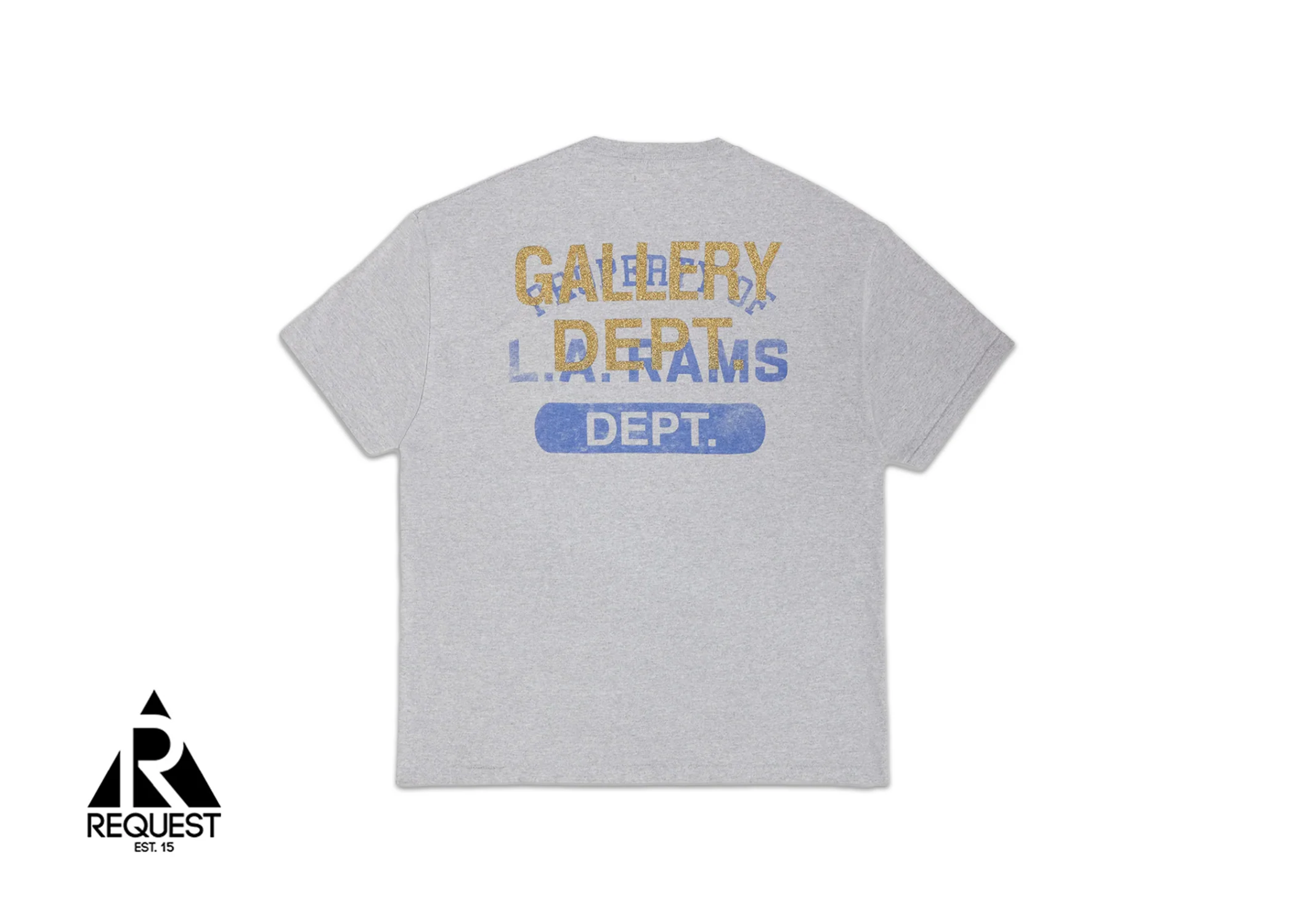 LA Rams Vintage Tee "Heather Grey" - Image 2