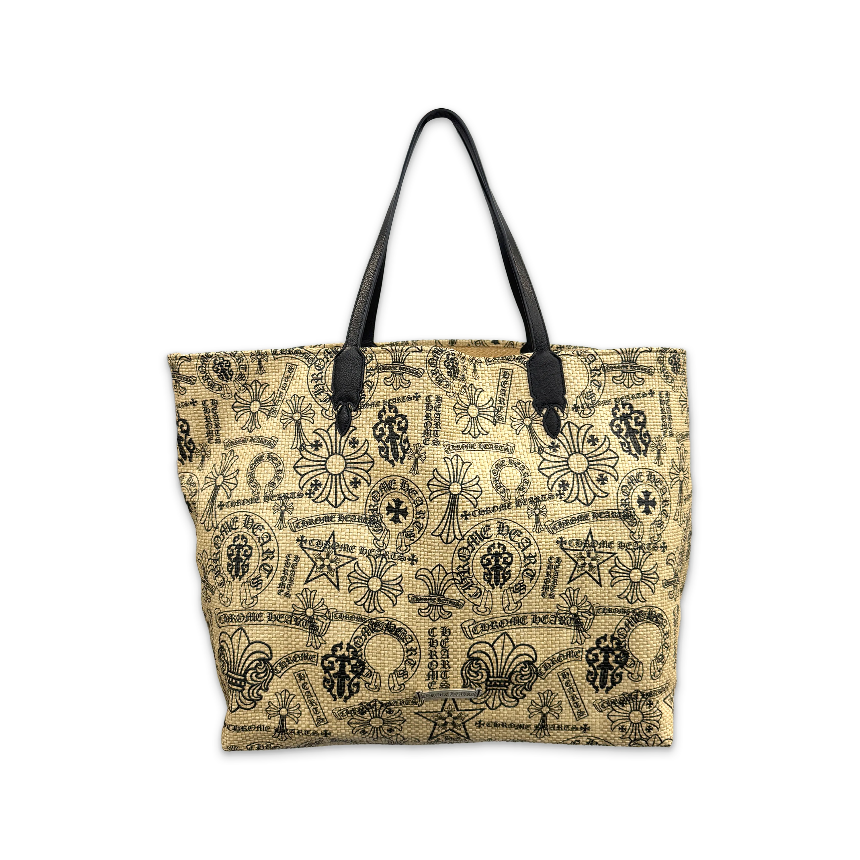 Large Beaches Stencil Tote Bag