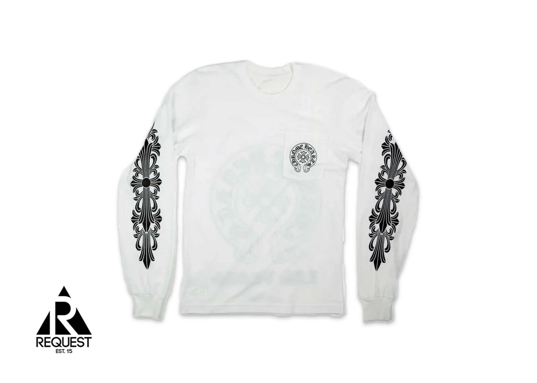 Las Vegas Horseshoe L/S Tee "White"
