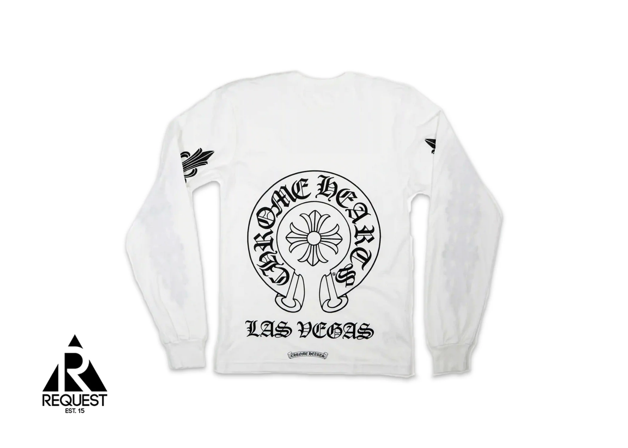 Las Vegas Horseshoe L/S Tee "White" - Image 2