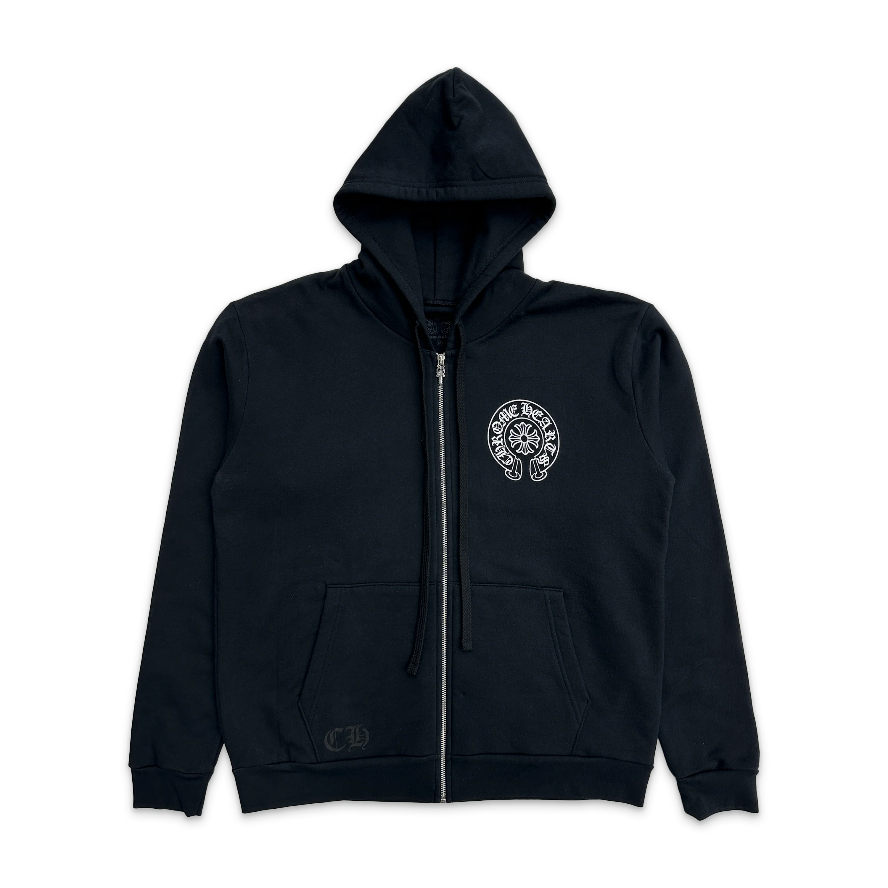 Las Vegas Horseshoe Zip Hoodie "Black"