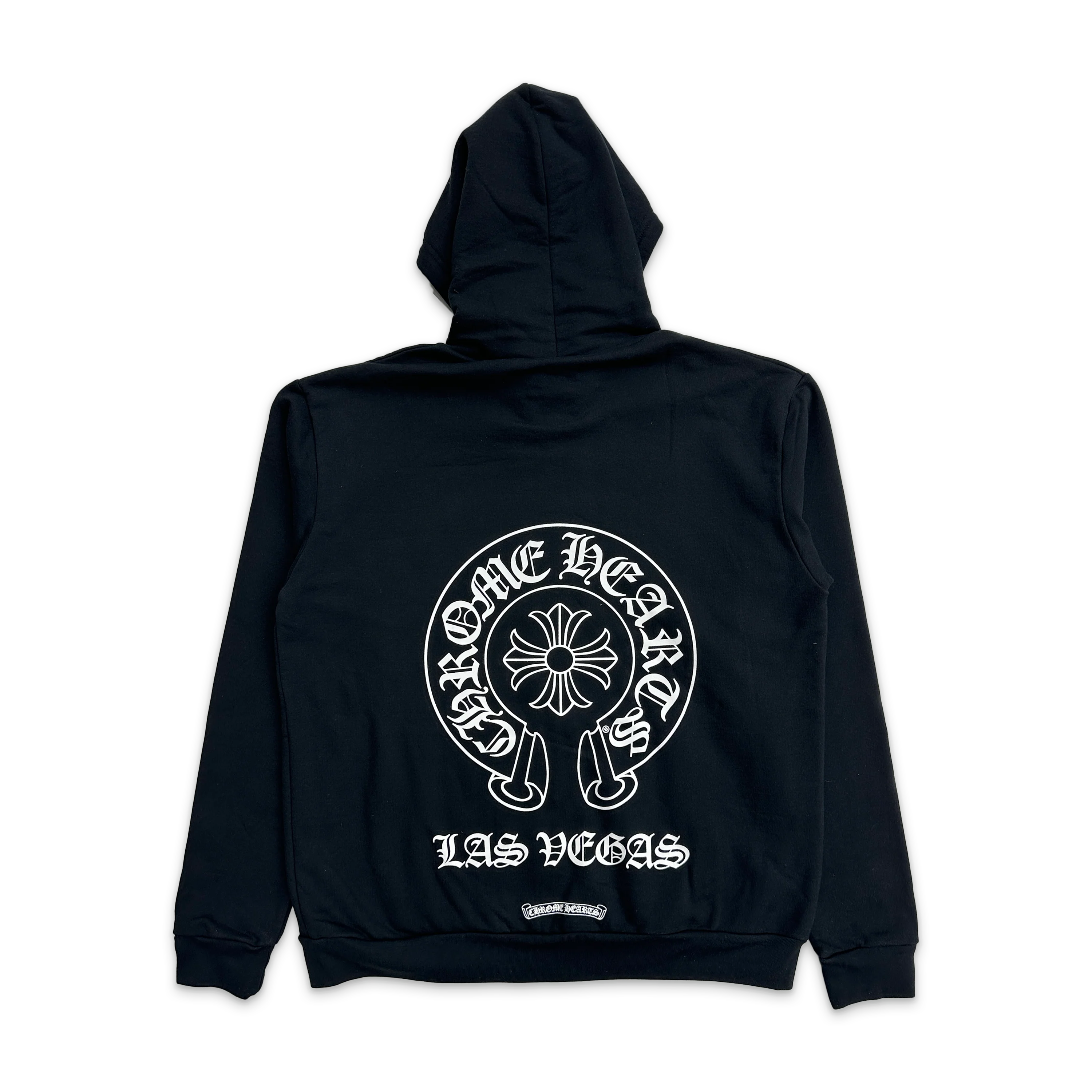 Las Vegas Horseshoe Zip Hoodie "Black" - Image 2