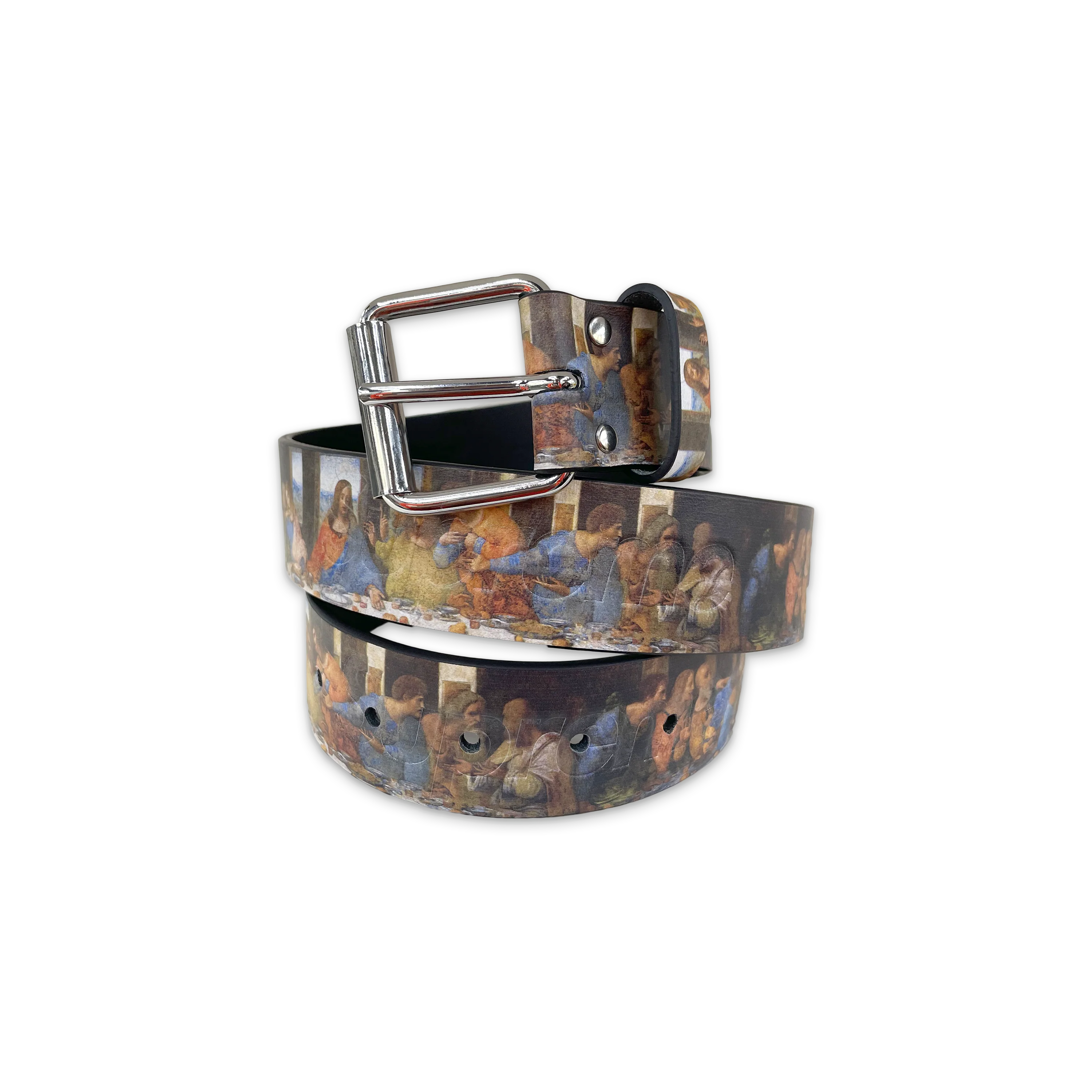 Last Supper Leather Belt "Multicolor" - Image 2