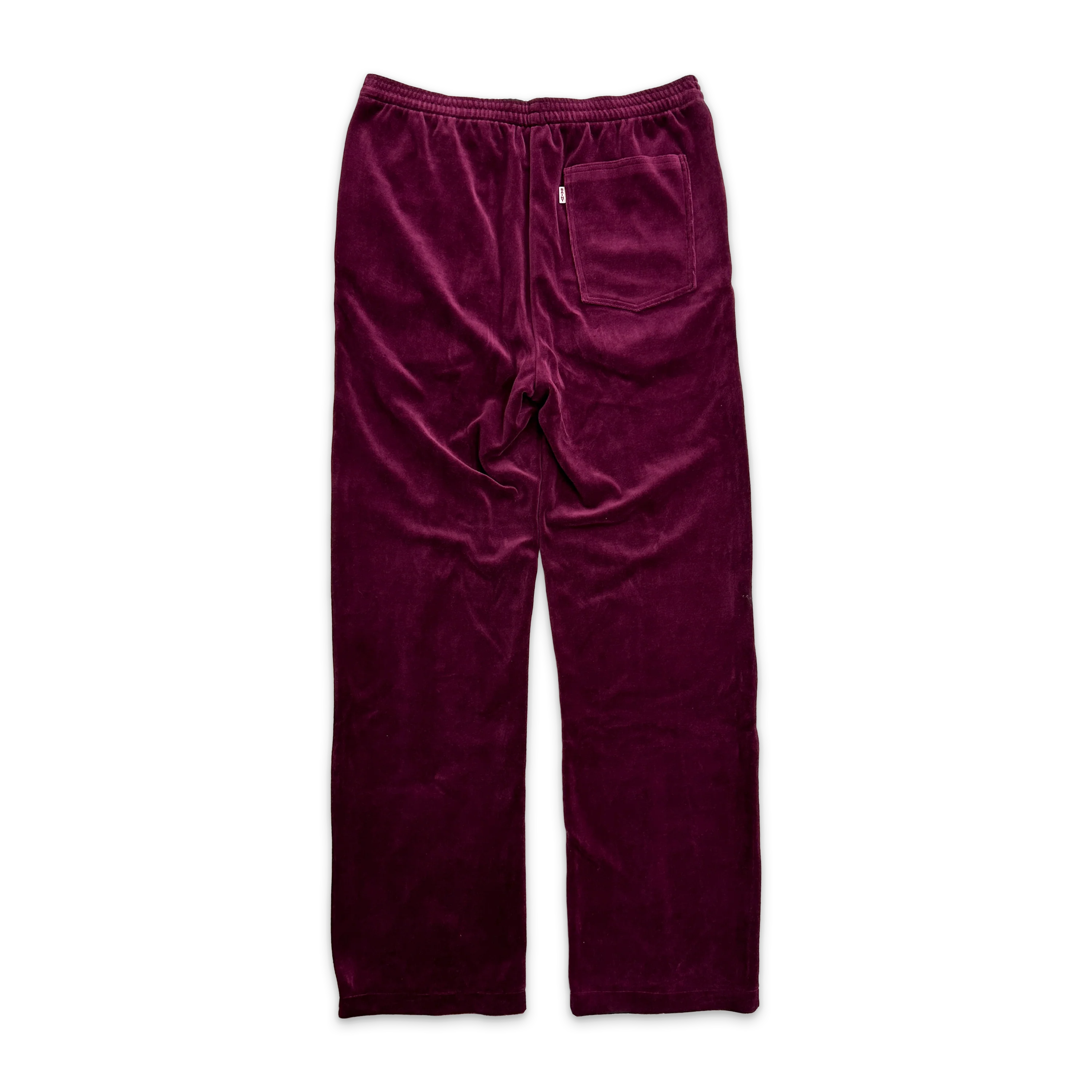 Lastman Velour Track Pants "Burgundy" - Image 2