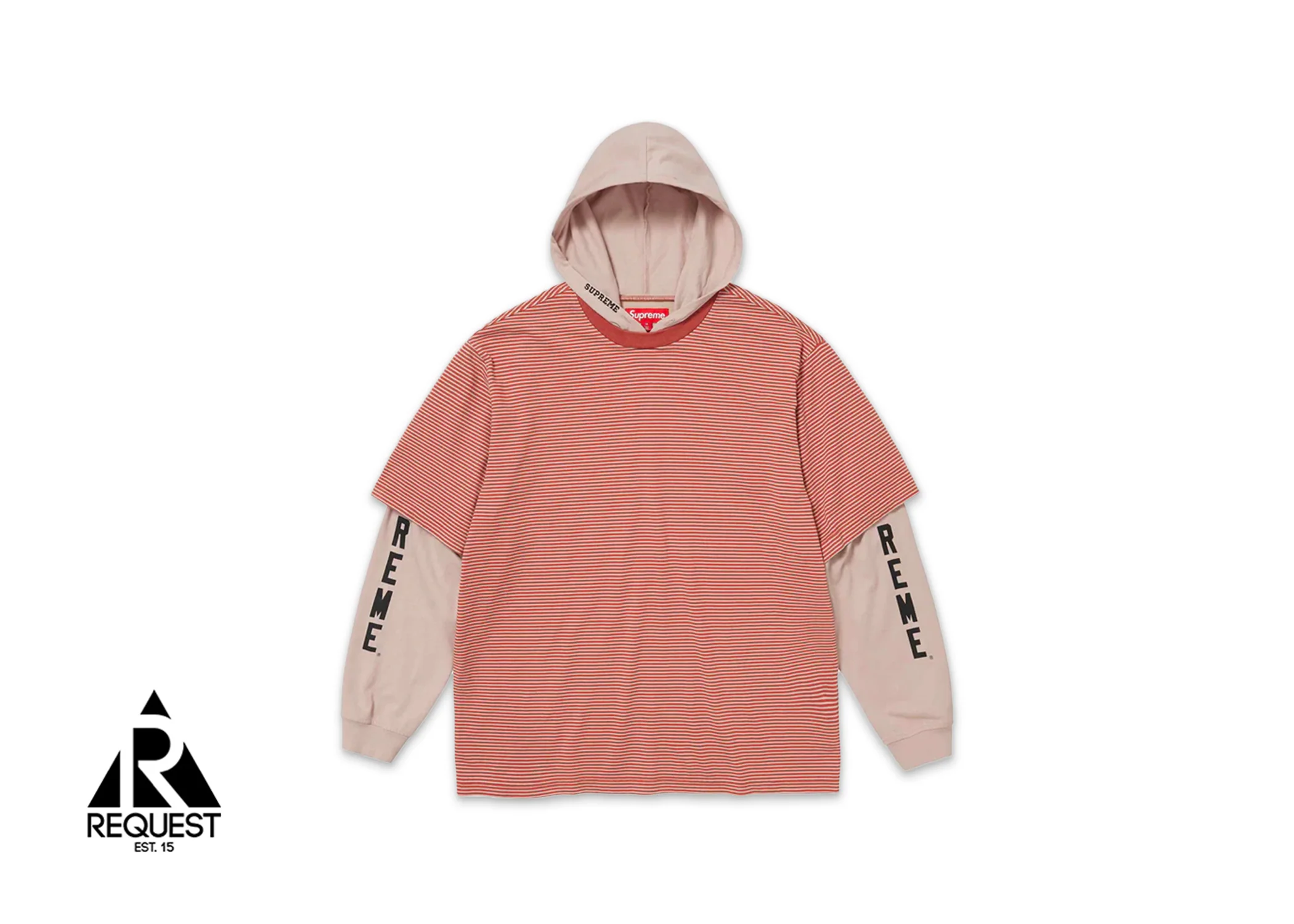 Layered Hooded L/S Top "Tan"