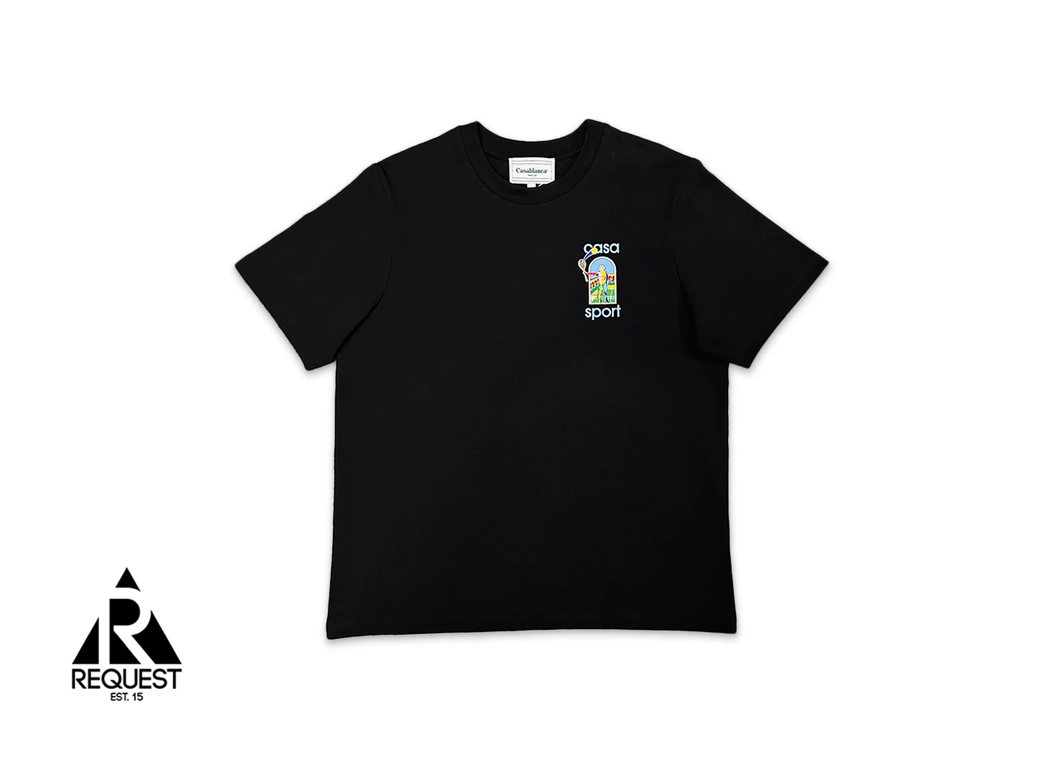 Le Jeu Colore Screen Printed Tee "Black"
