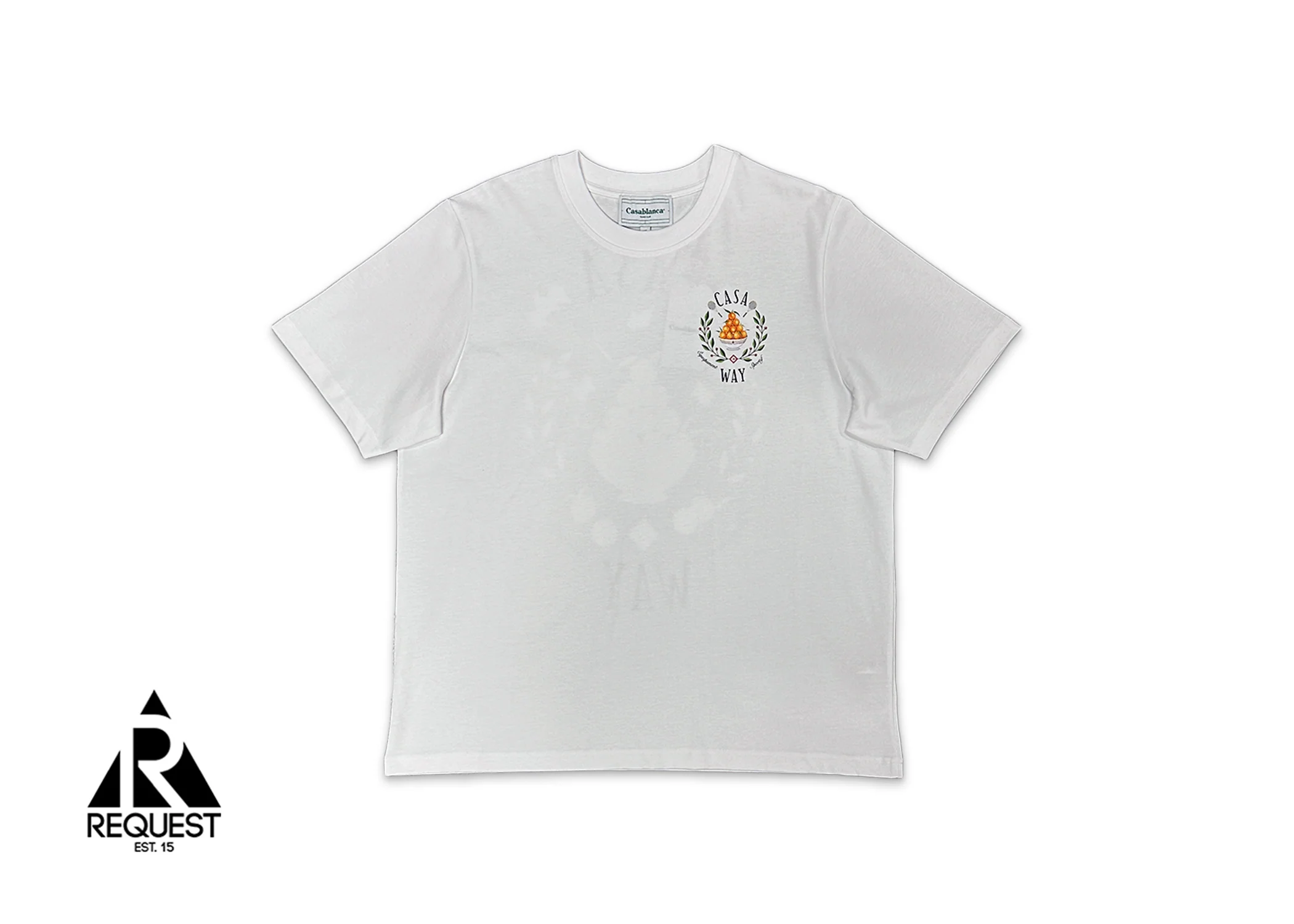 Le Jeu Colore Screen Printed Tee "White"