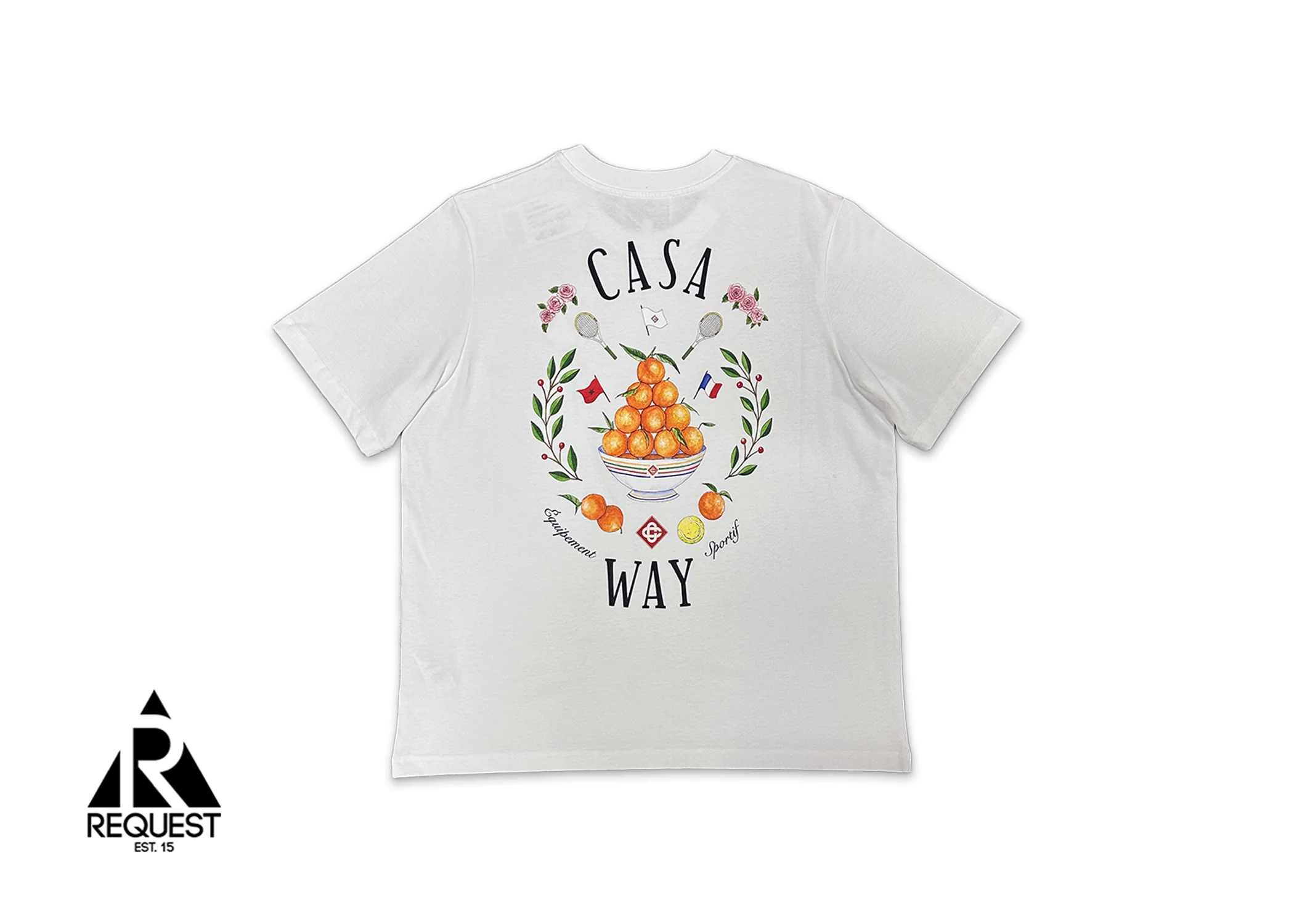 Le Jeu Colore Screen Printed Tee "White" - Image 2