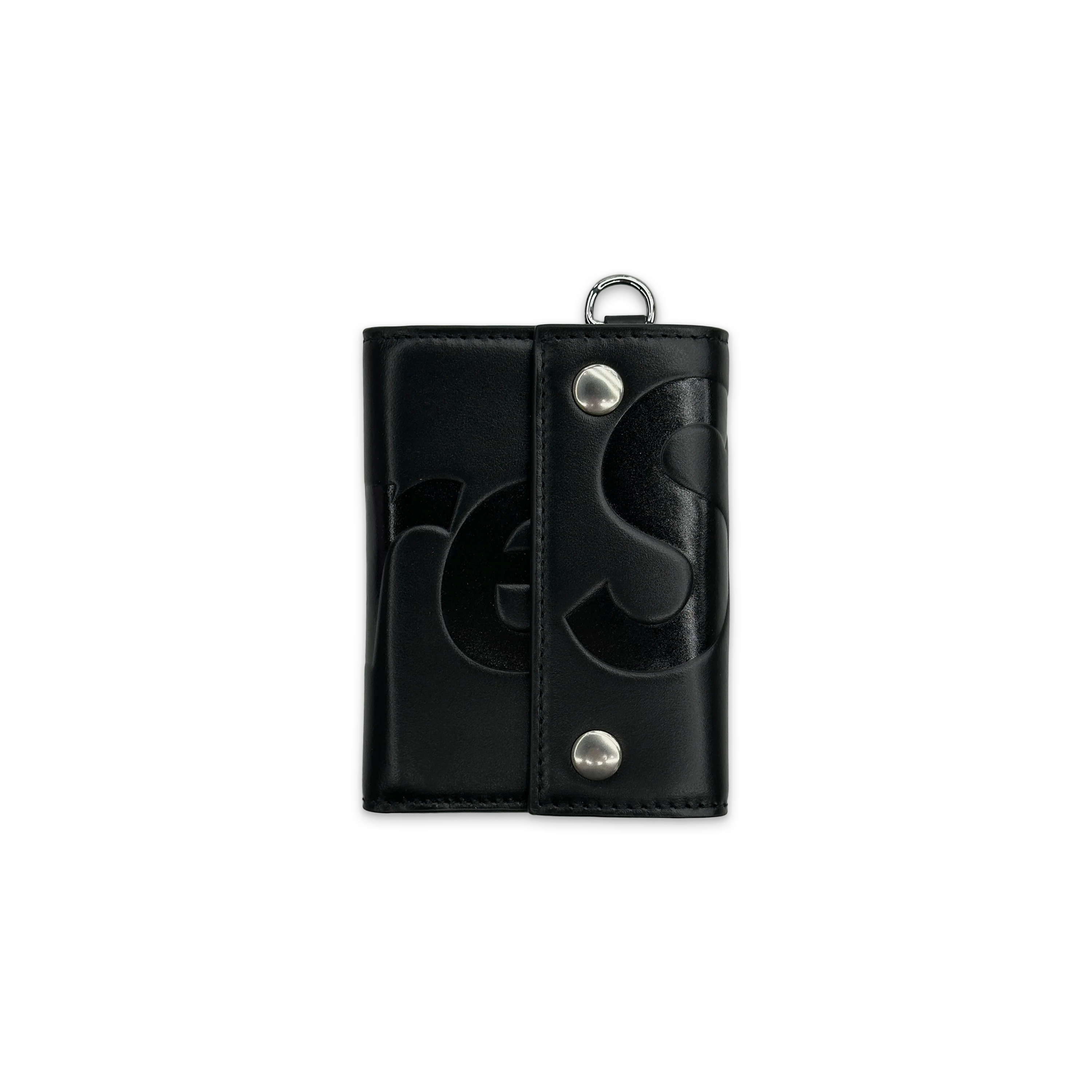 Leather Chain Wallet "Black (FW25)"