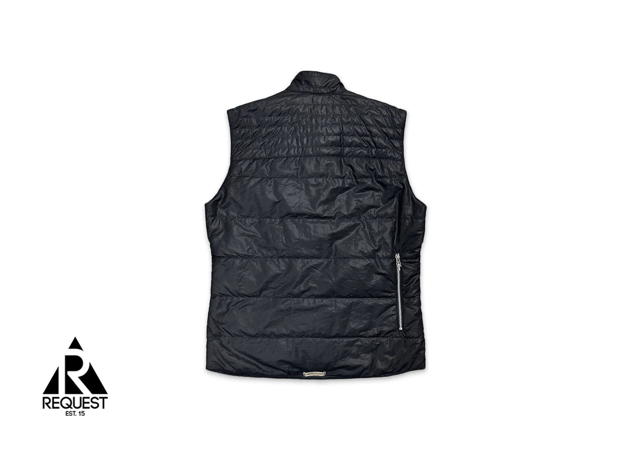 Leather Cross Patch Vest "Black" - Image 2
