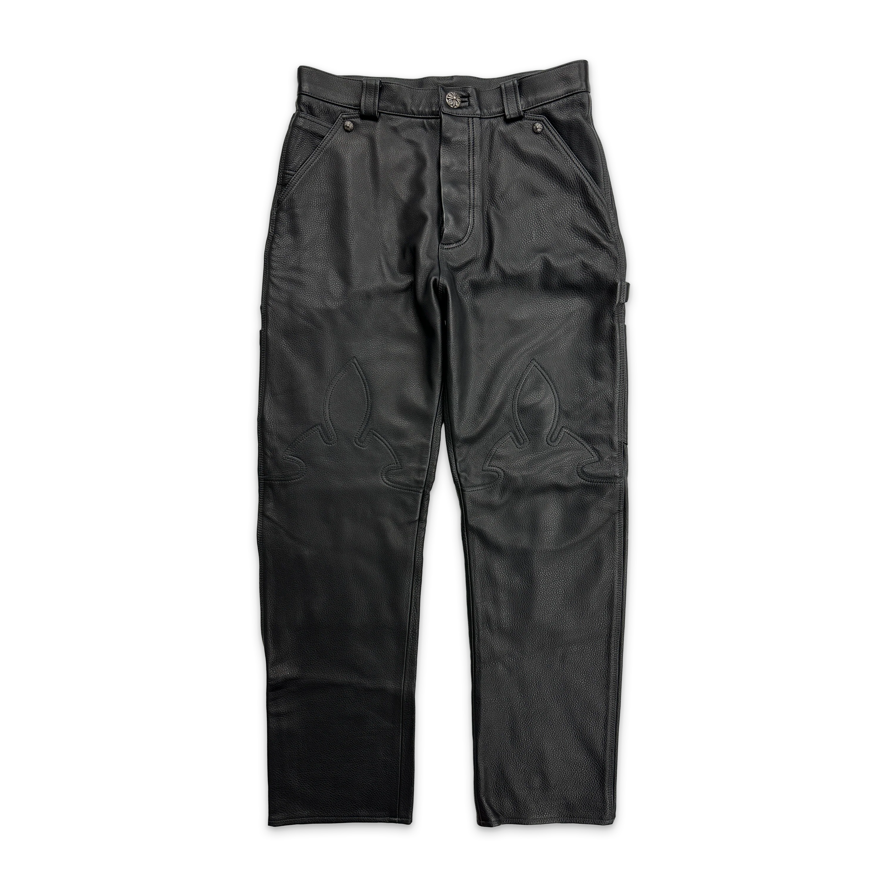 Leather Fleur Carpenters "Black"
