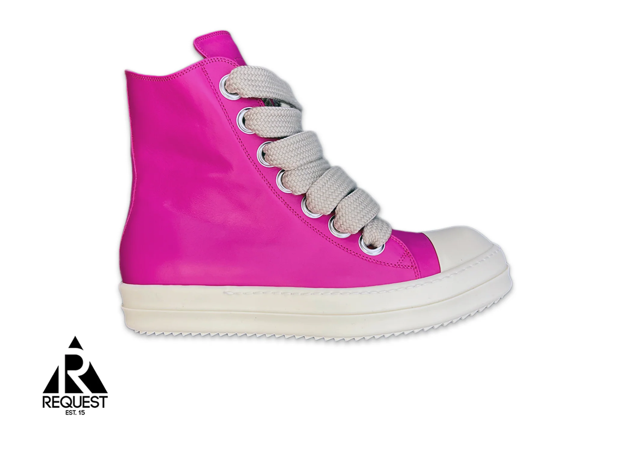 Leather High Jumbo "Hot Pink"