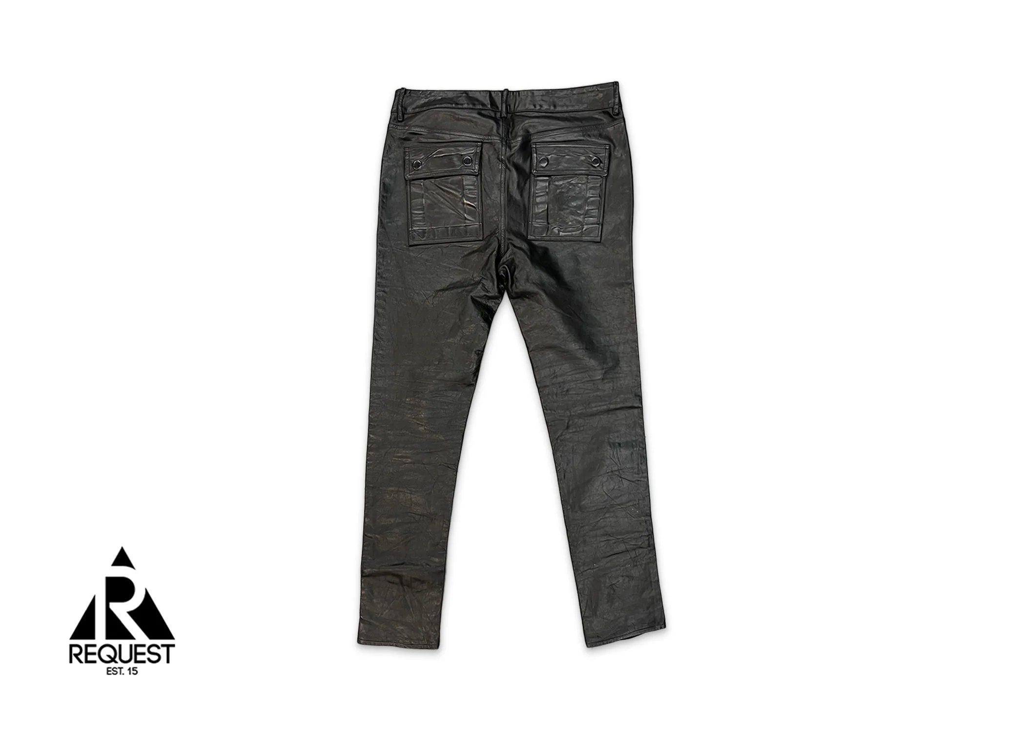 Leather Tyrone Trousers "Black" - Image 2