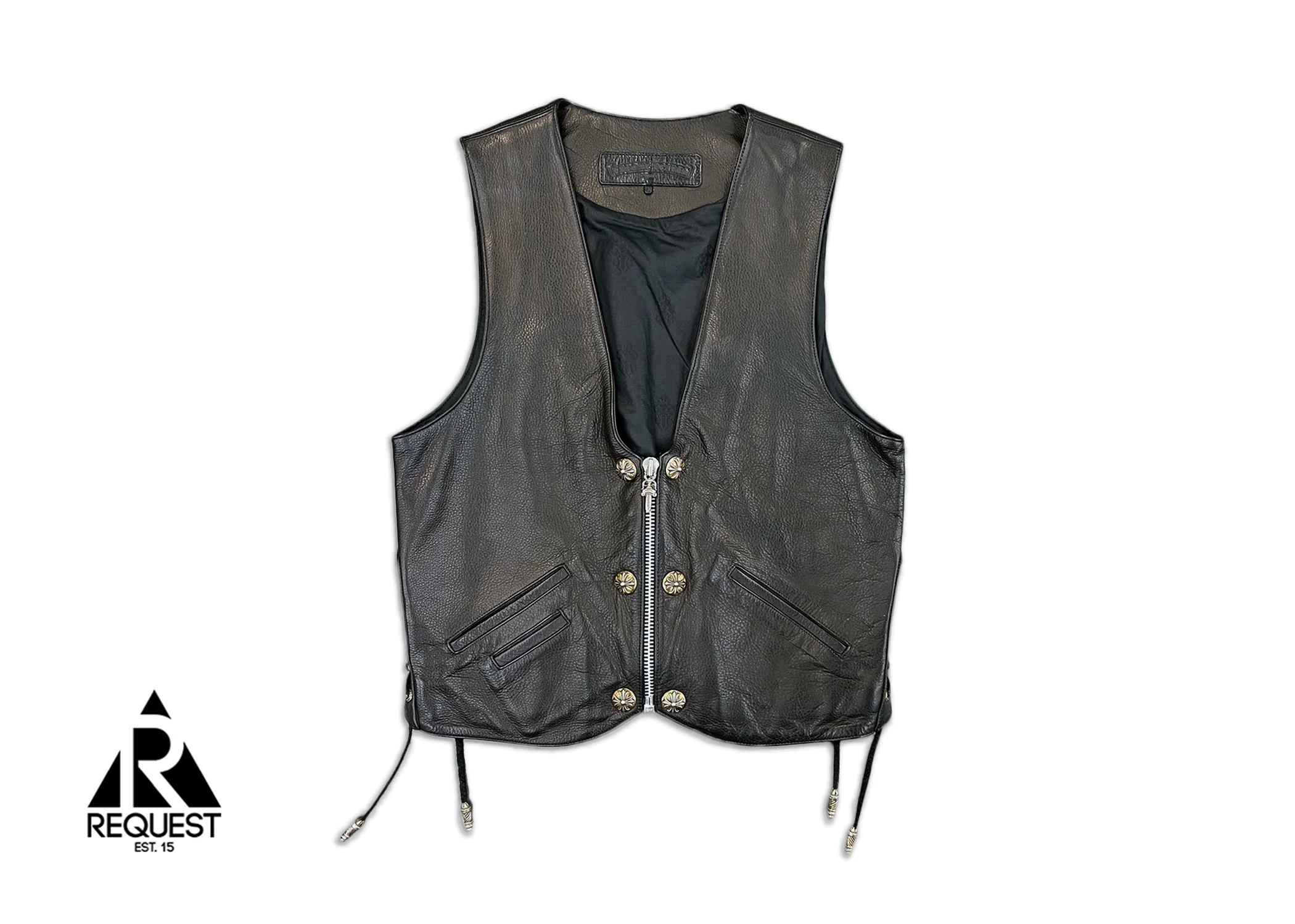 Leather Vest "Black"