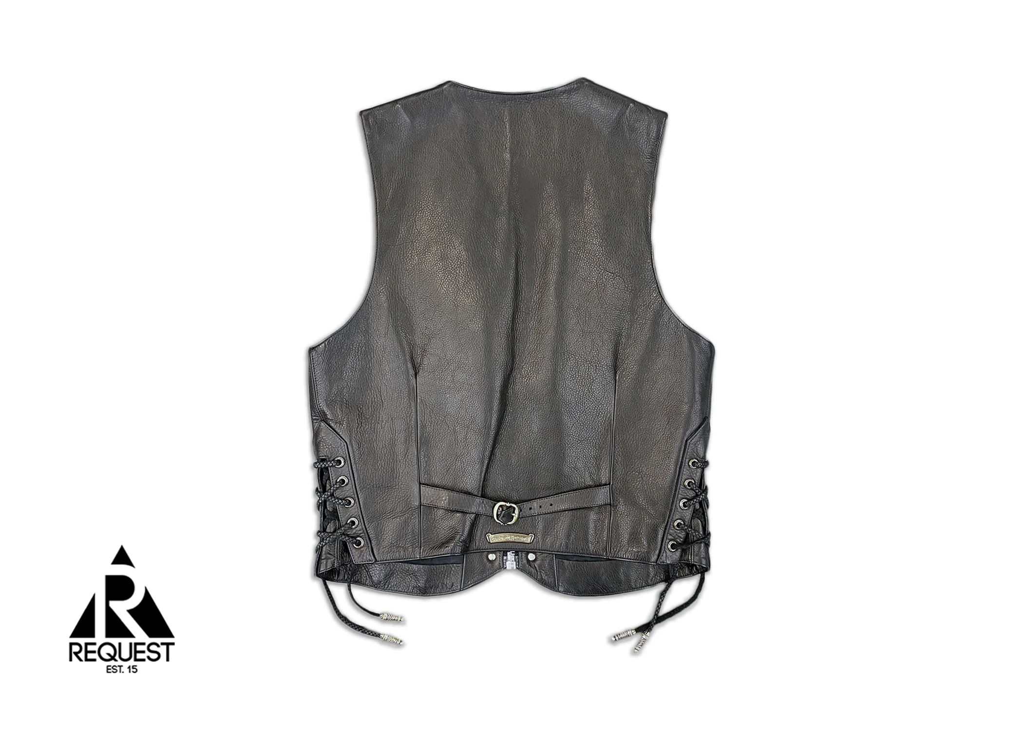 Leather Vest "Black" - Image 2
