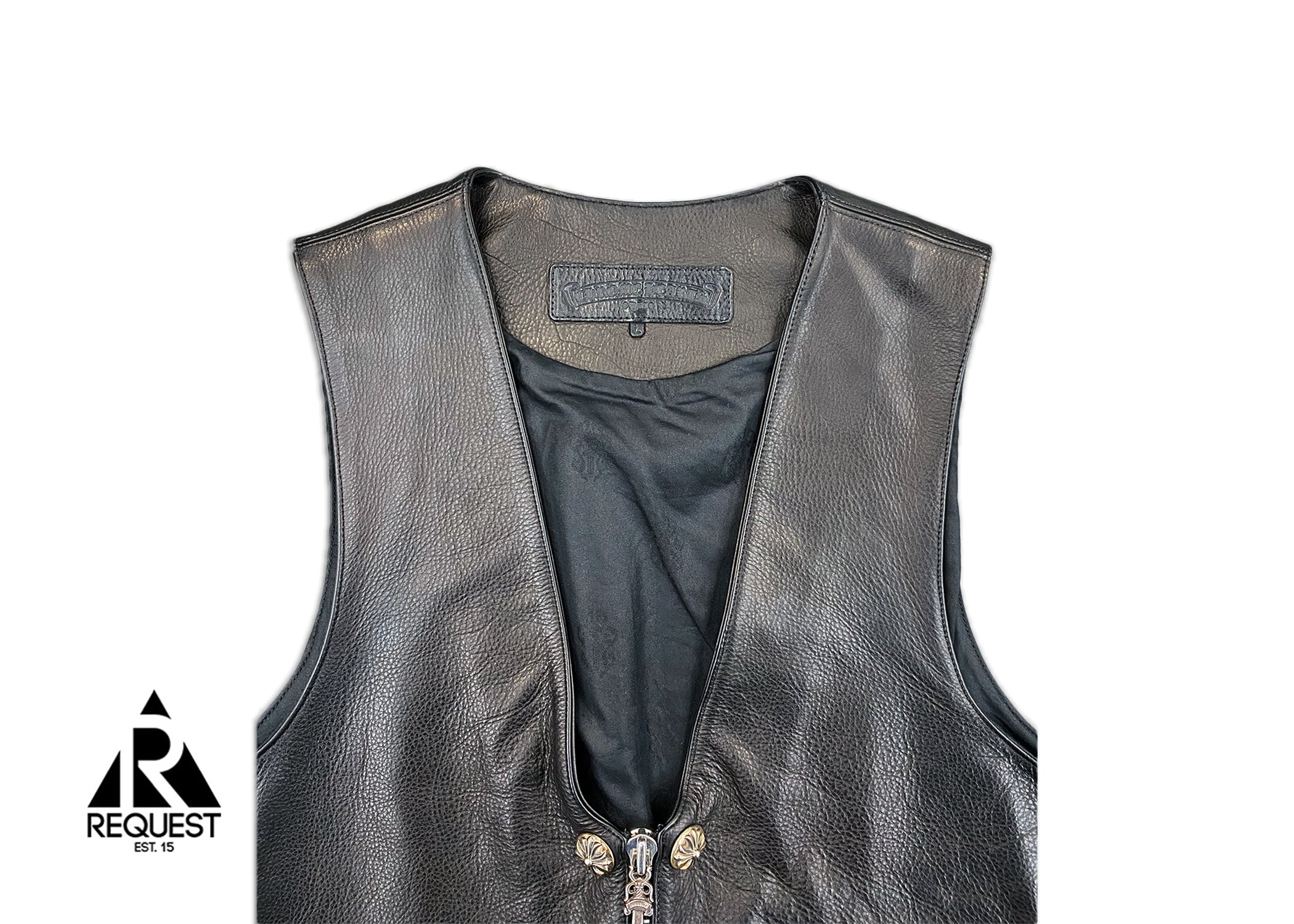 Leather Vest "Black" - Image 3