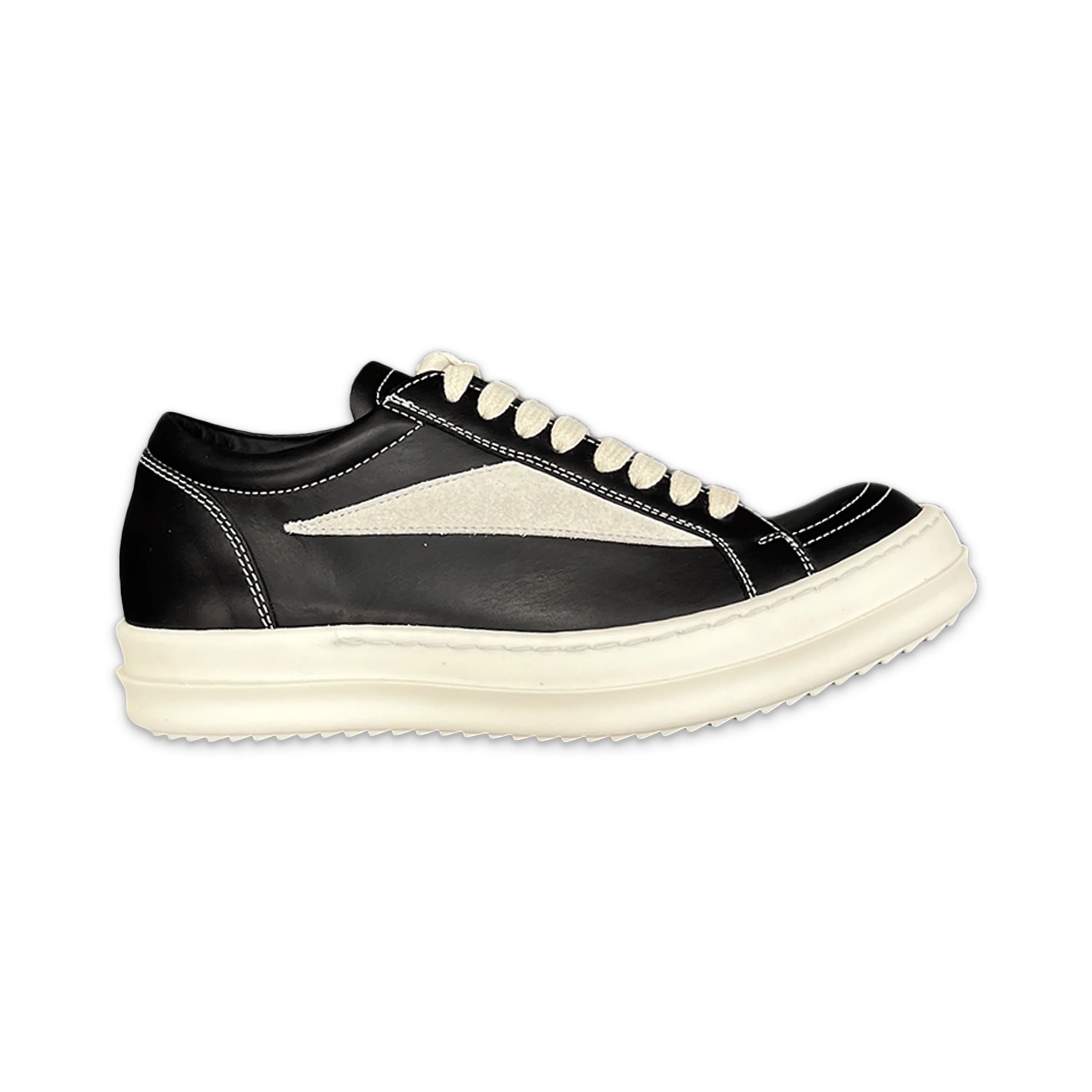 Leather Vintage Sneaks "Black Milk" (W)