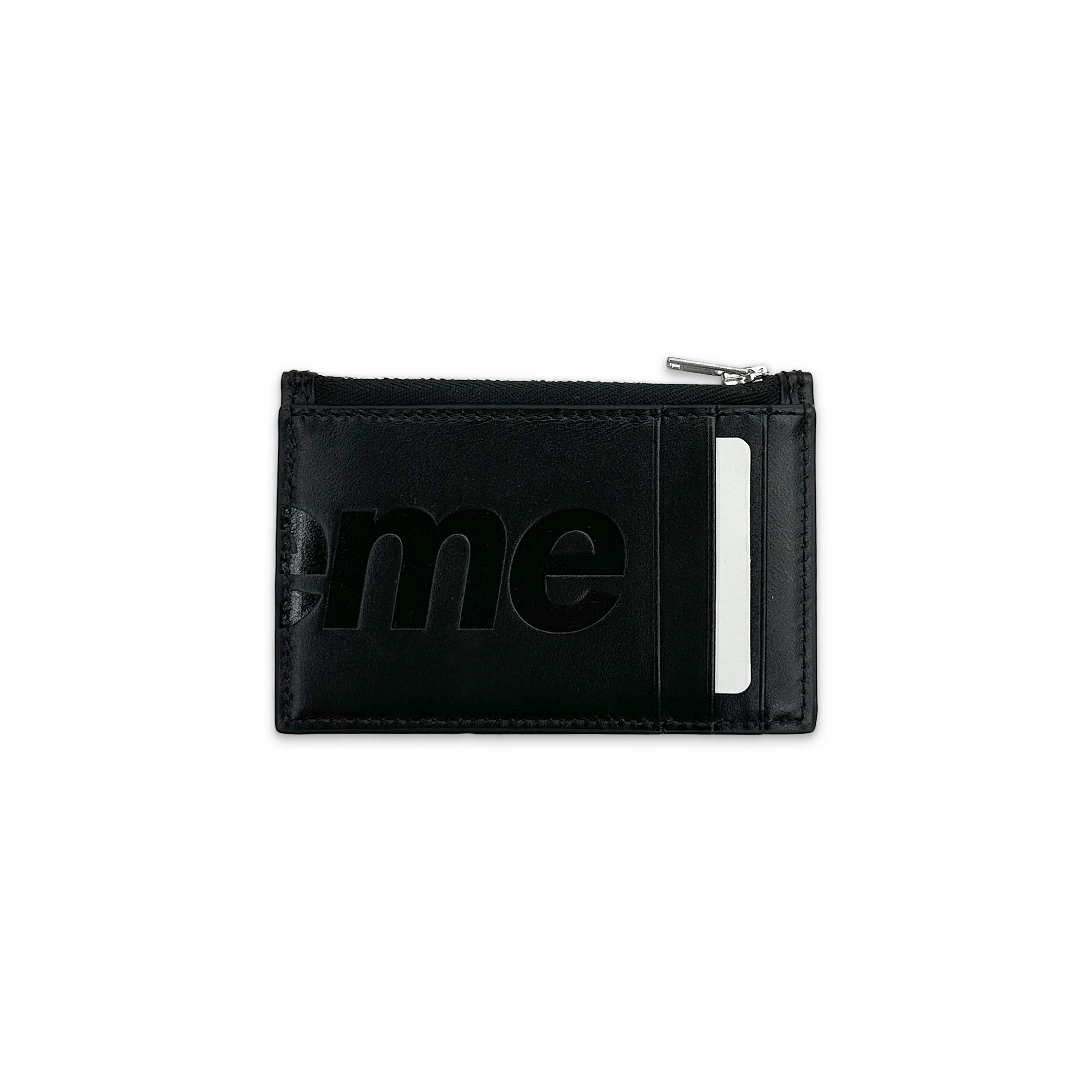 Leather Zip Card Holder "Black" - Image 2