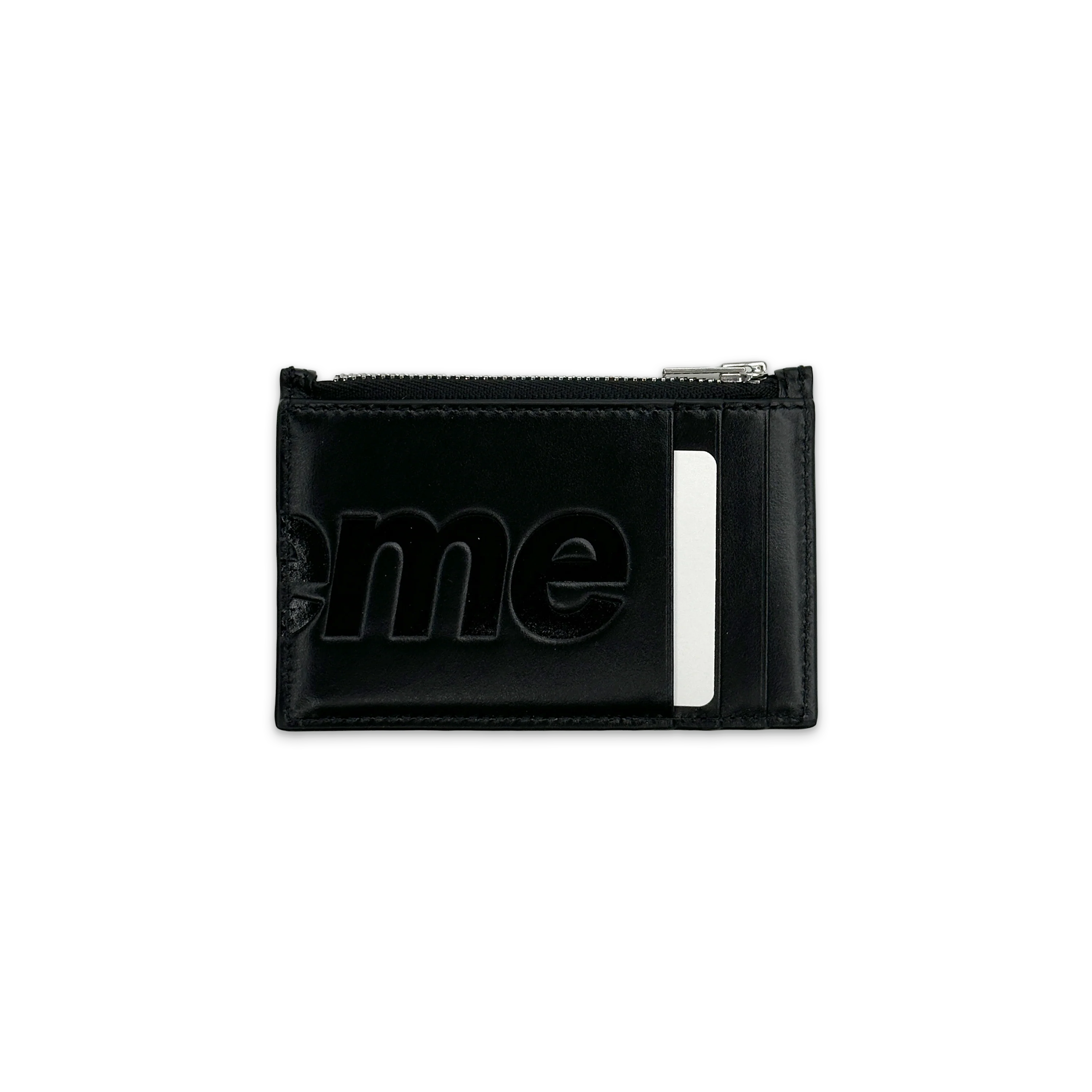 Leather Zip Card Holder "Black" (FW25) - Image 2