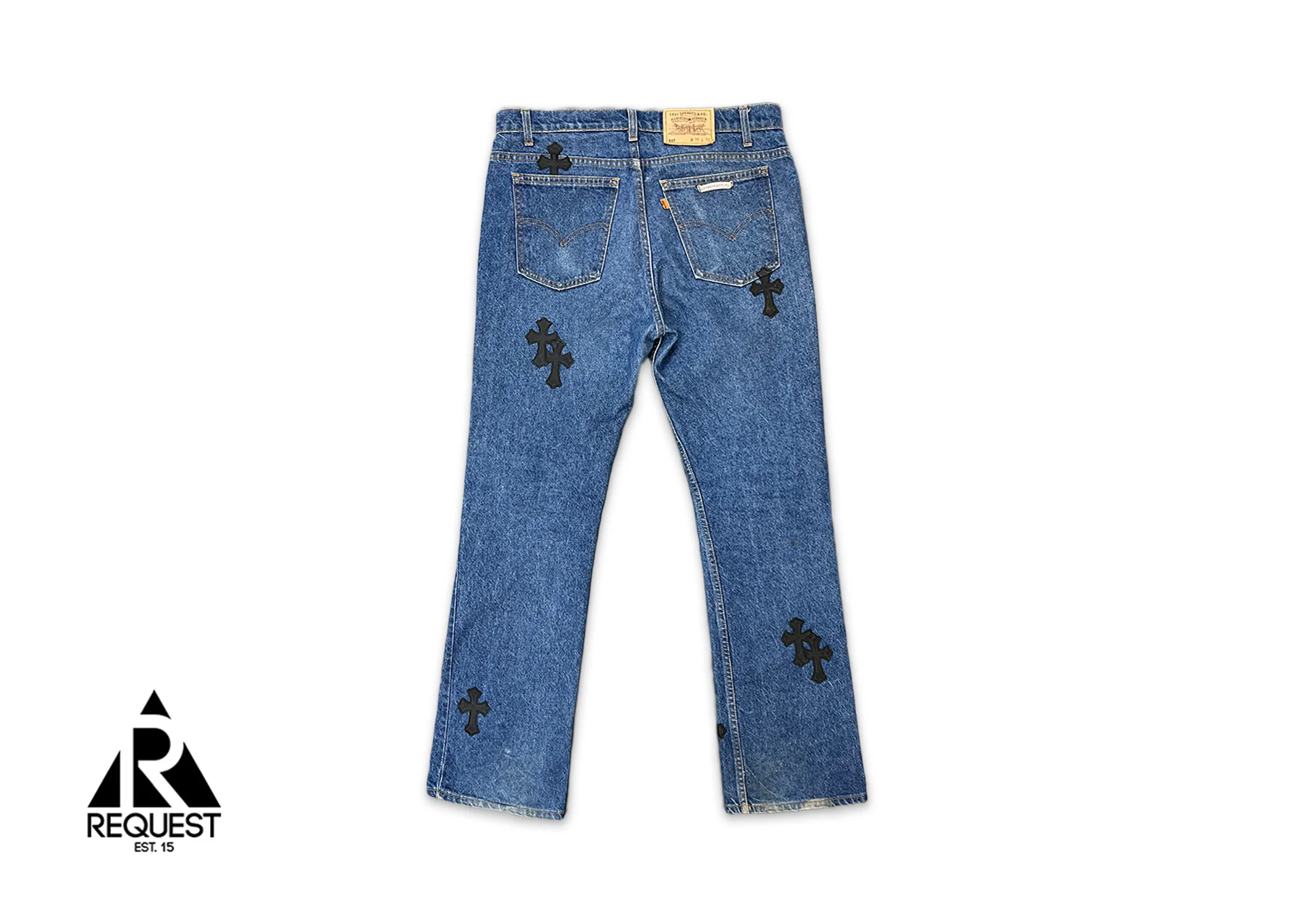 Levi’s Blue Denim "Black Crosses" - Image 2