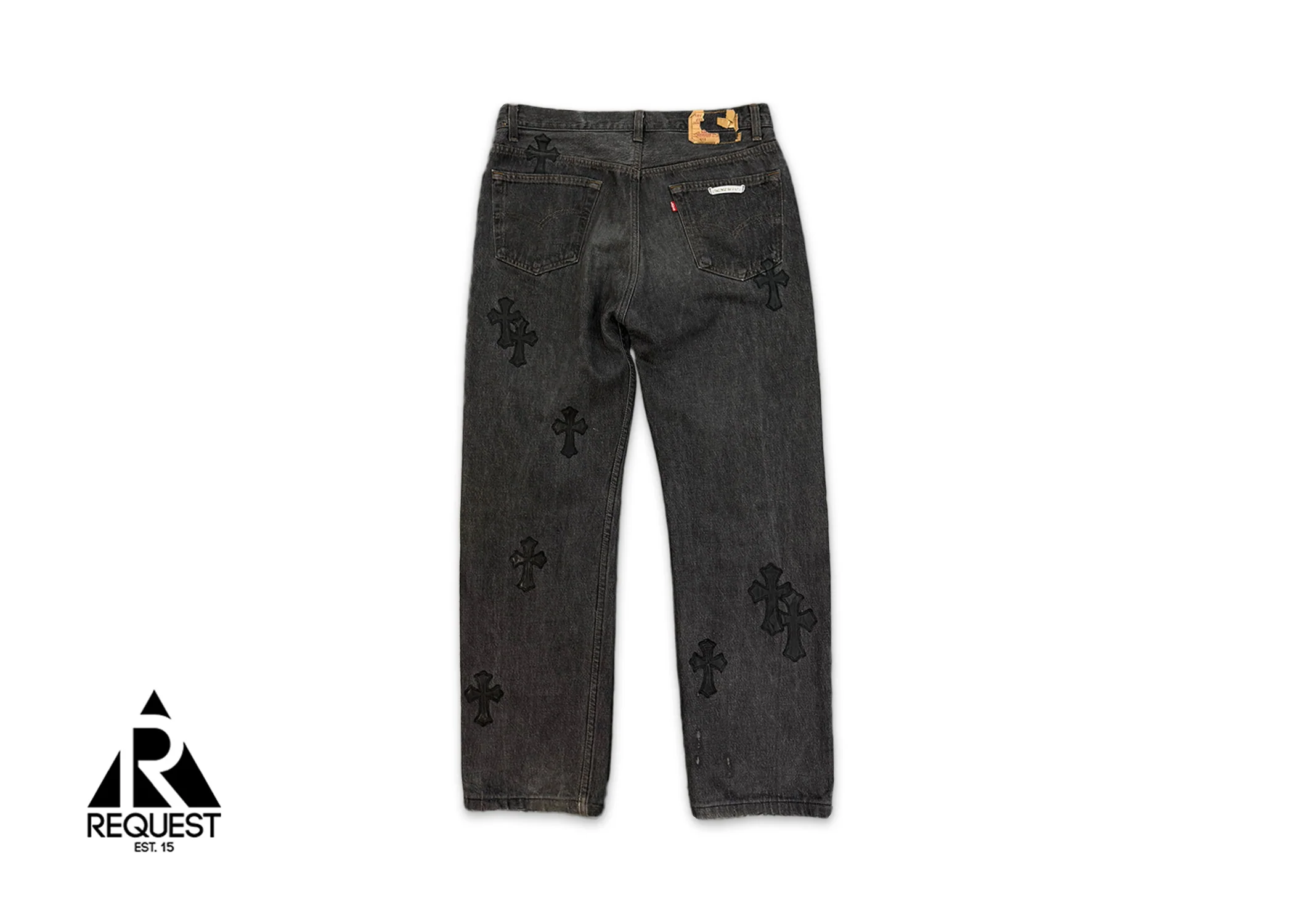 Levi's Black Denim "Black Crosses" - Image 2