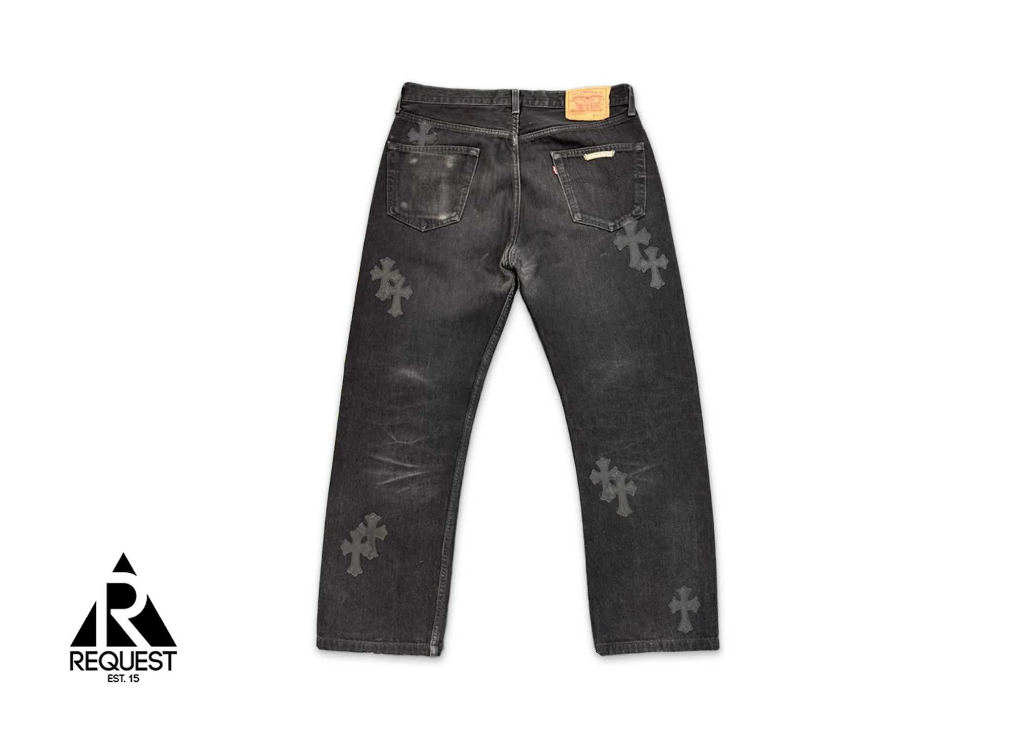 Levi's Black Denim "Black Crosses" - Image 2