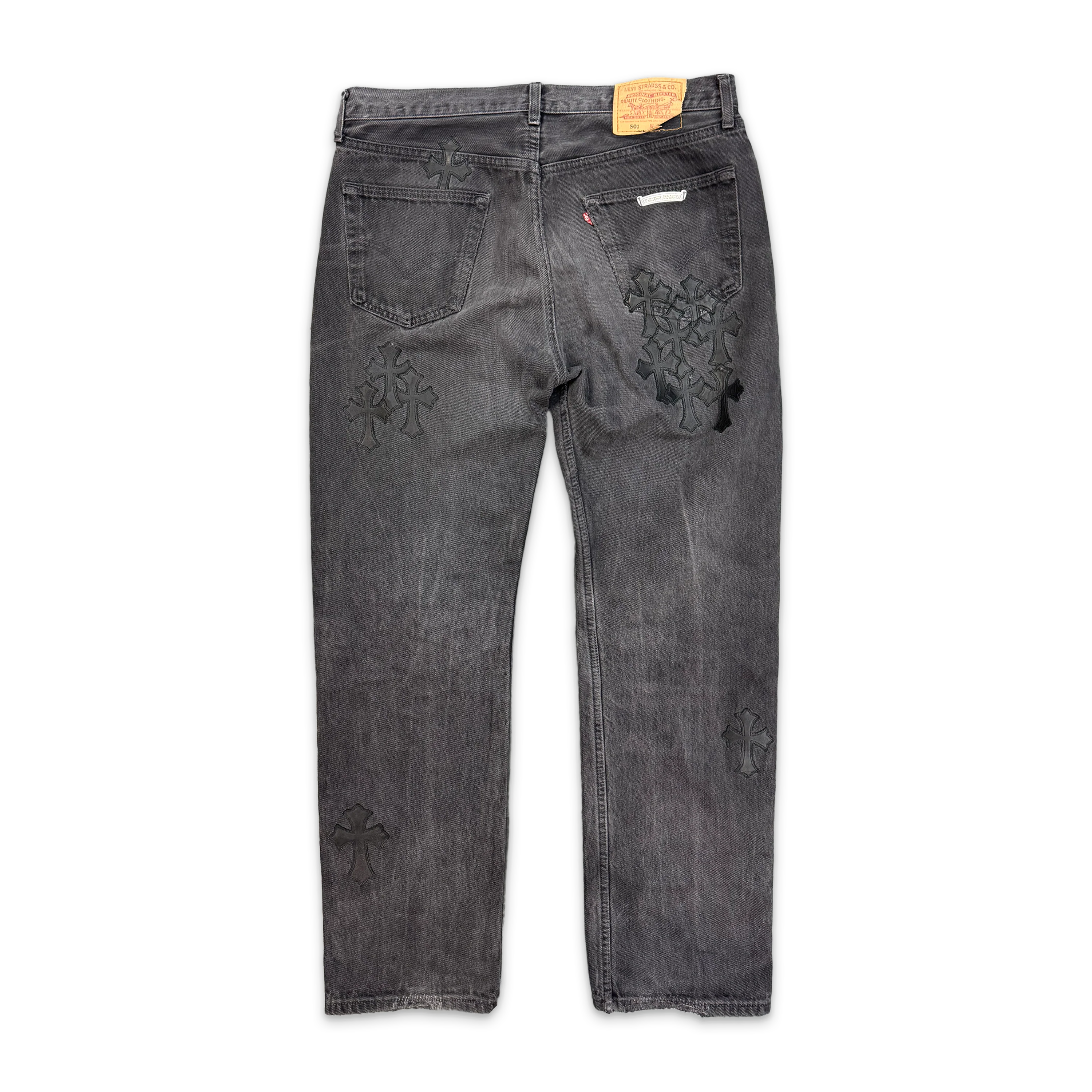 Levi's Black Denim "Black Crosses" - Image 2