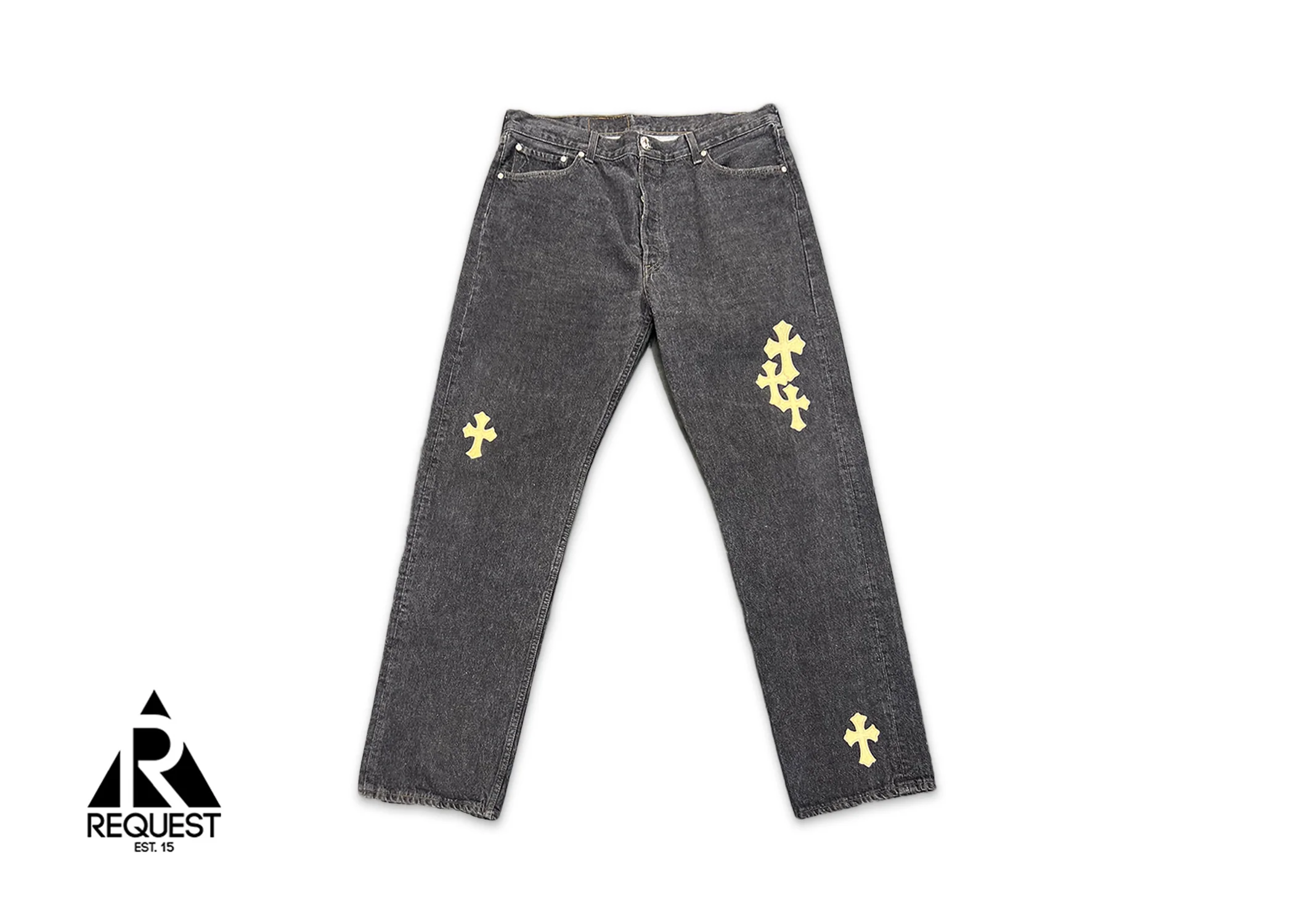 Levi's Grey Denim "Gold Crosses"