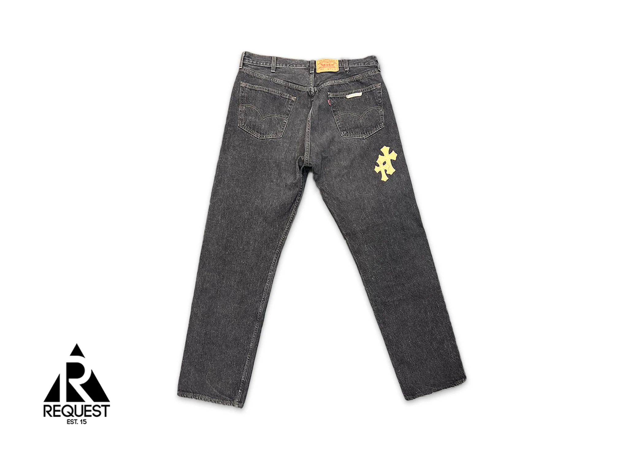 Levi's Grey Denim "Gold Crosses" - Image 2