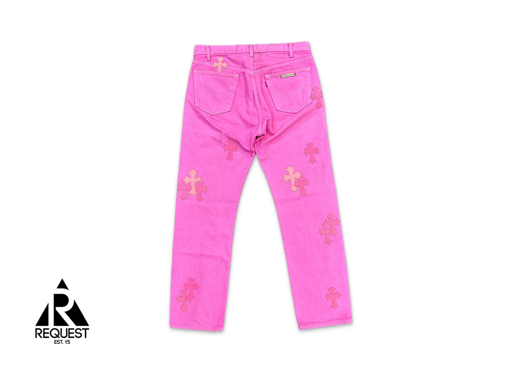 Levi's Pink Denim “Pink Crosses” - Image 2