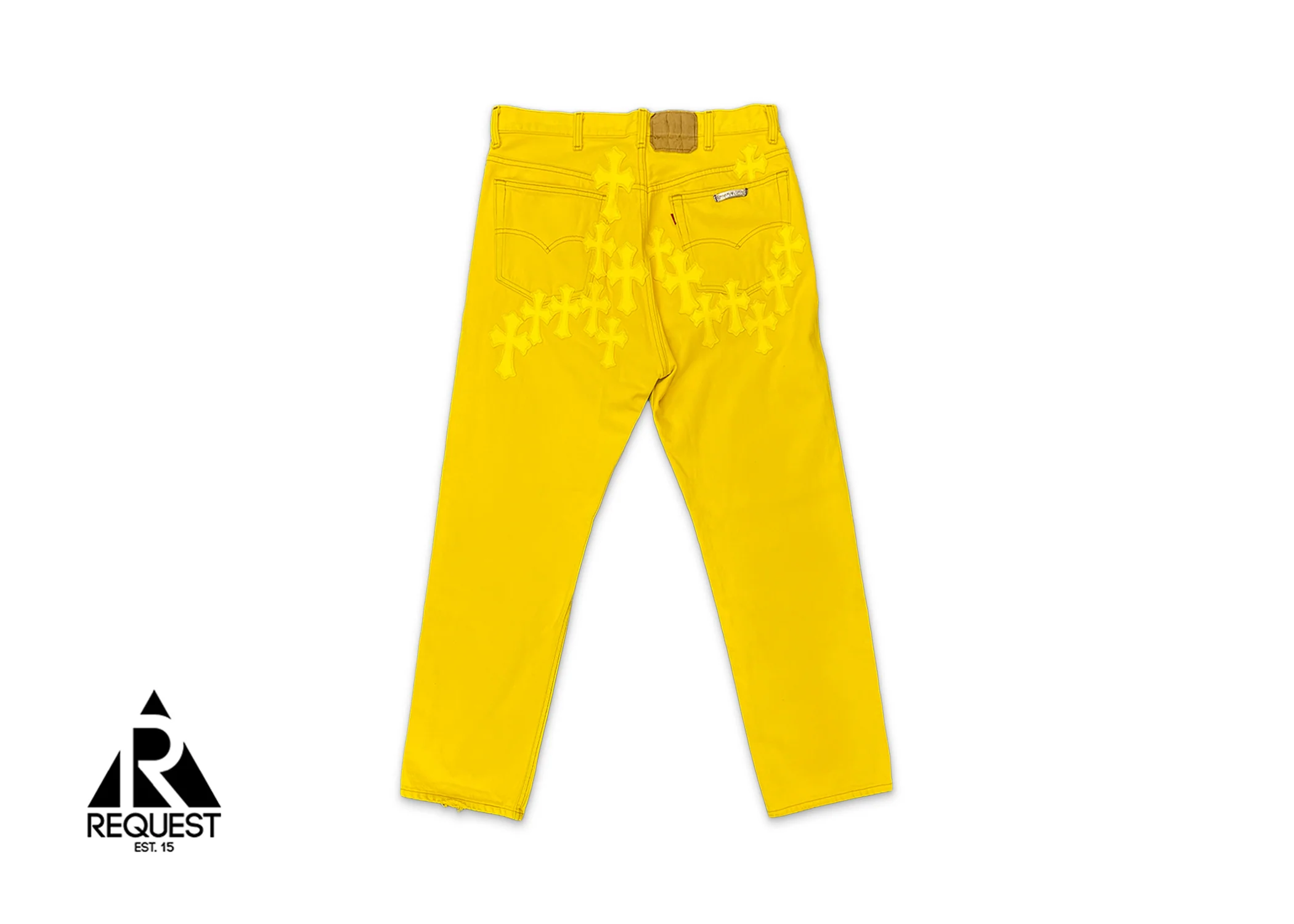 Levi's Yellow Denim “Yellow Crosses” - Image 2
