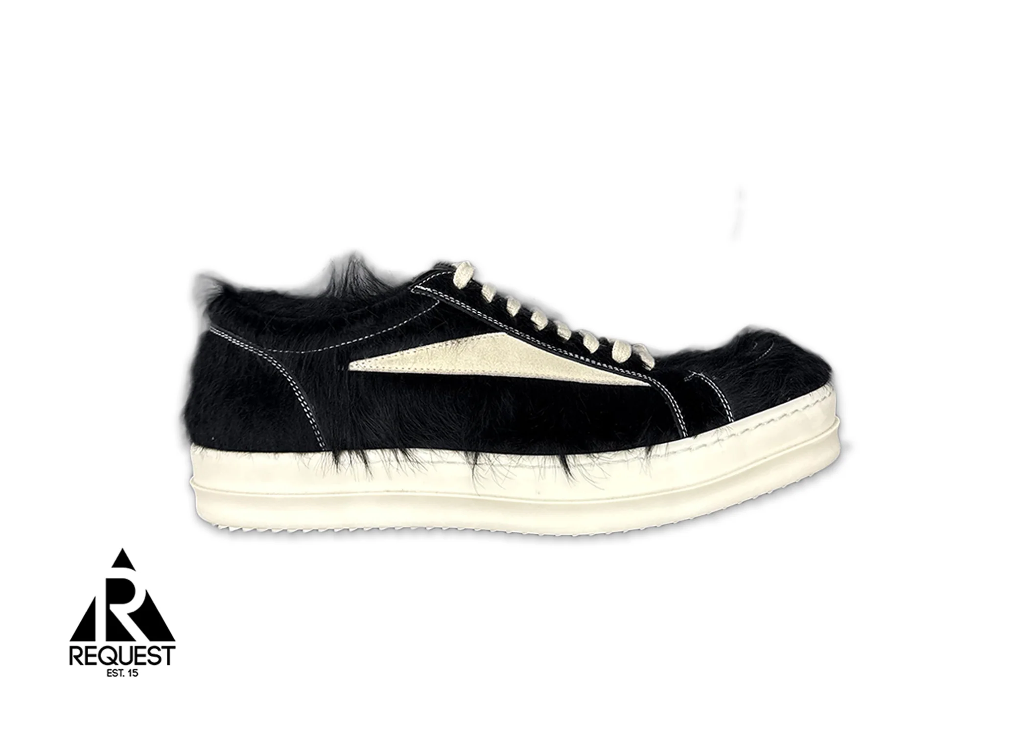 Lido Runaway Vintage Low "Black Milk Calf Fur"