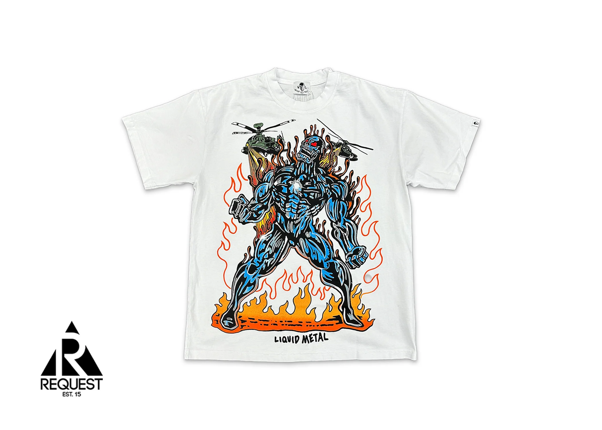 Liquid Metal Tee "White"
