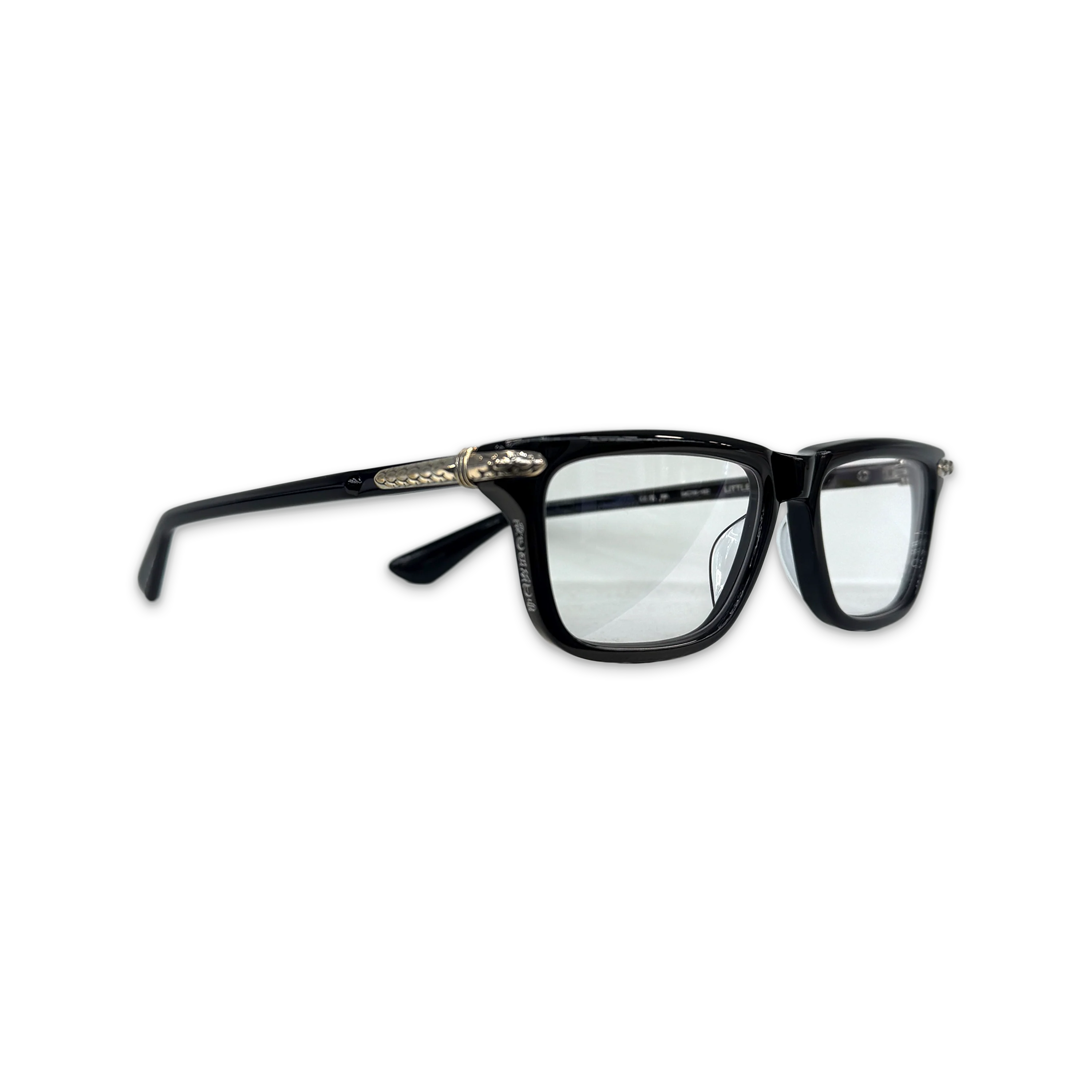 Little Dinger Glasses "Black/Silver" - Image 2