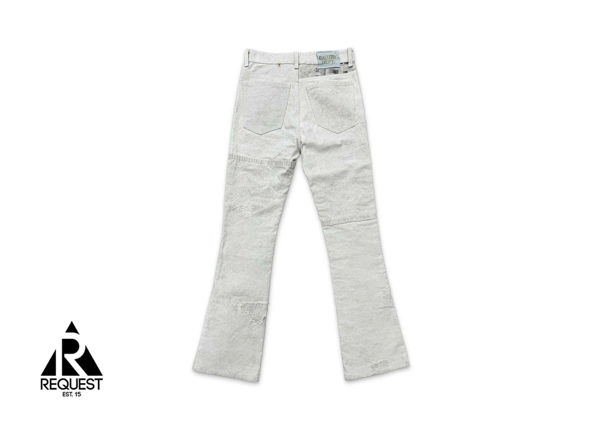 Logan Cut Mail Bag Jeans "Beige" - Image 2