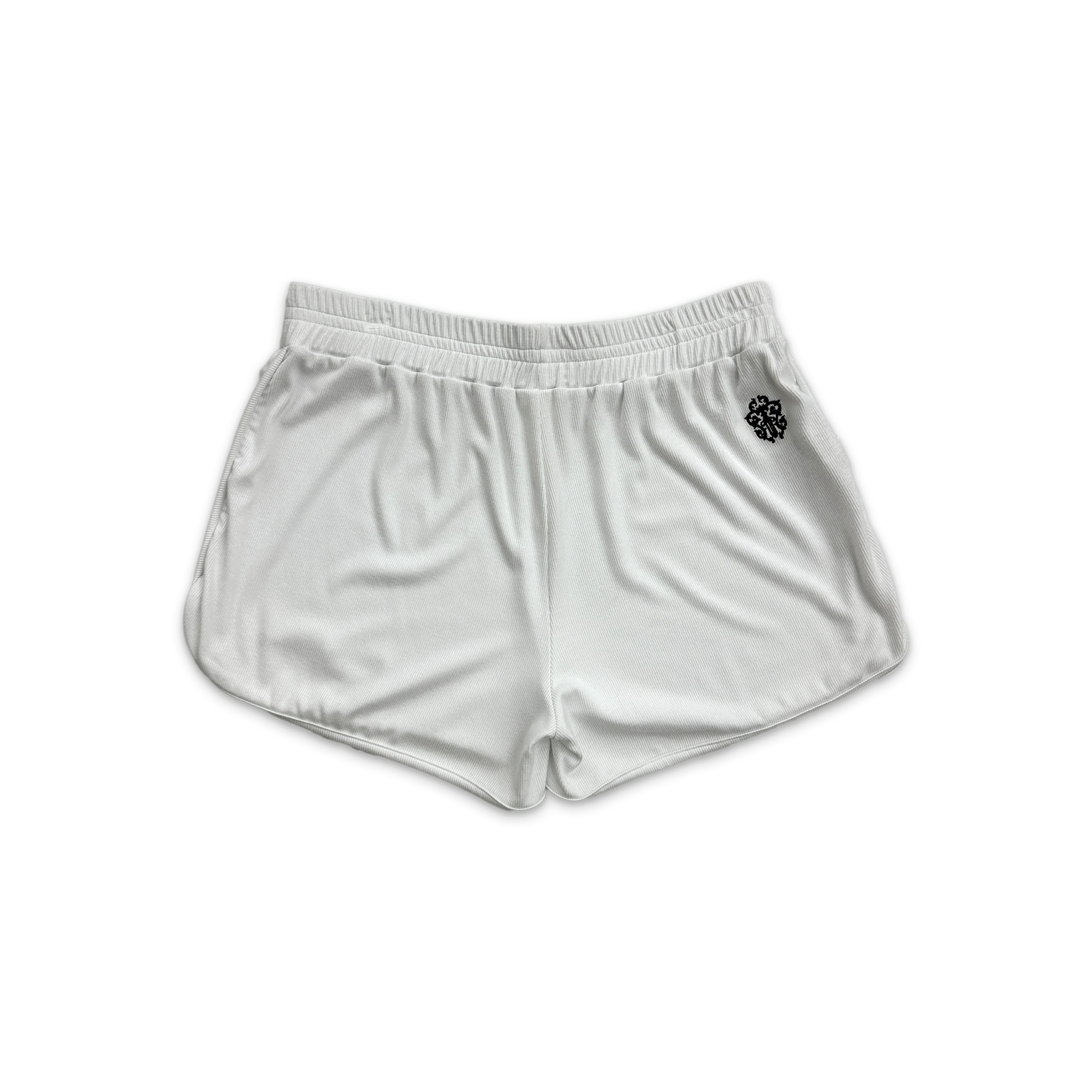 Logo Booty Shorts "White" - Image 2