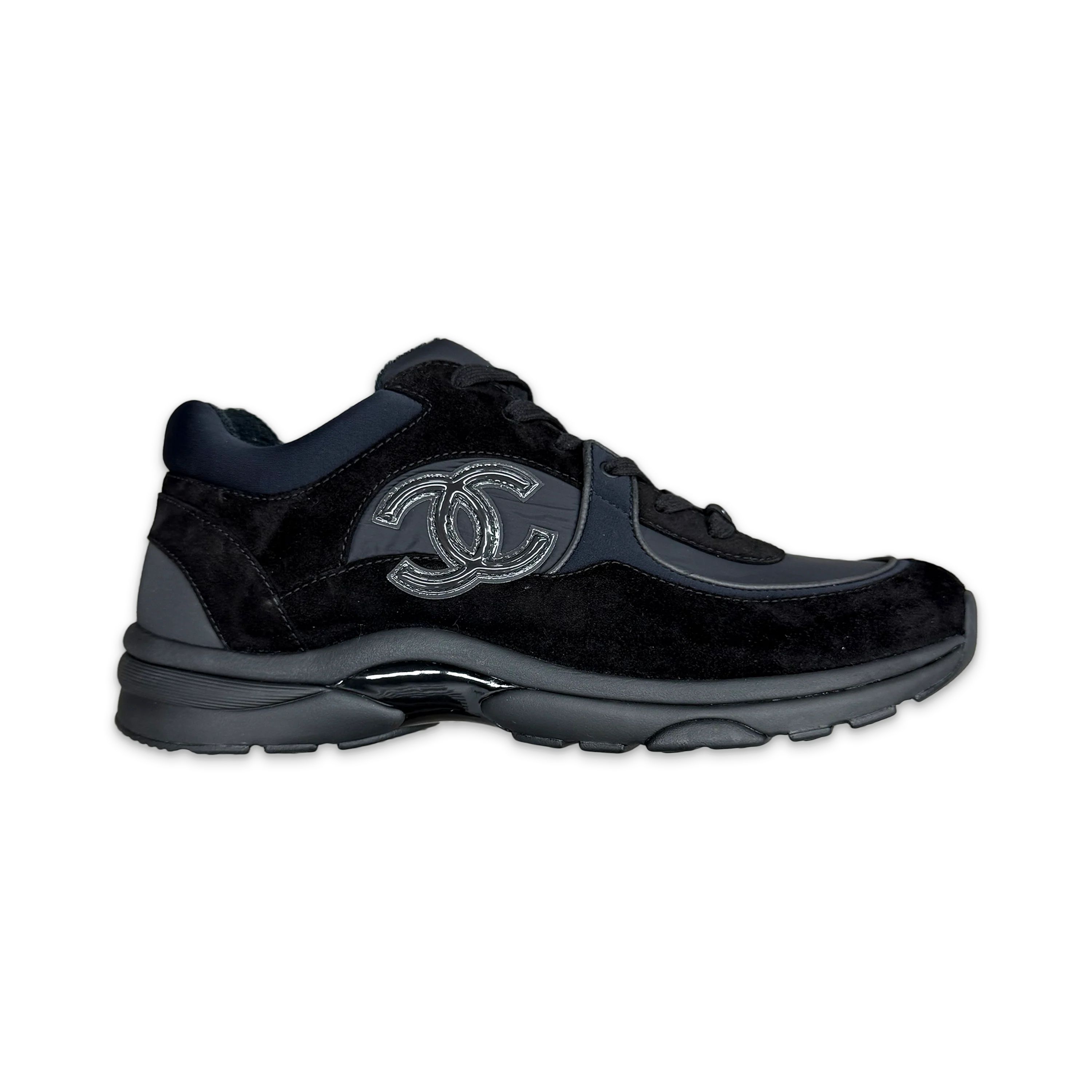 Low Top Trainer "Black"