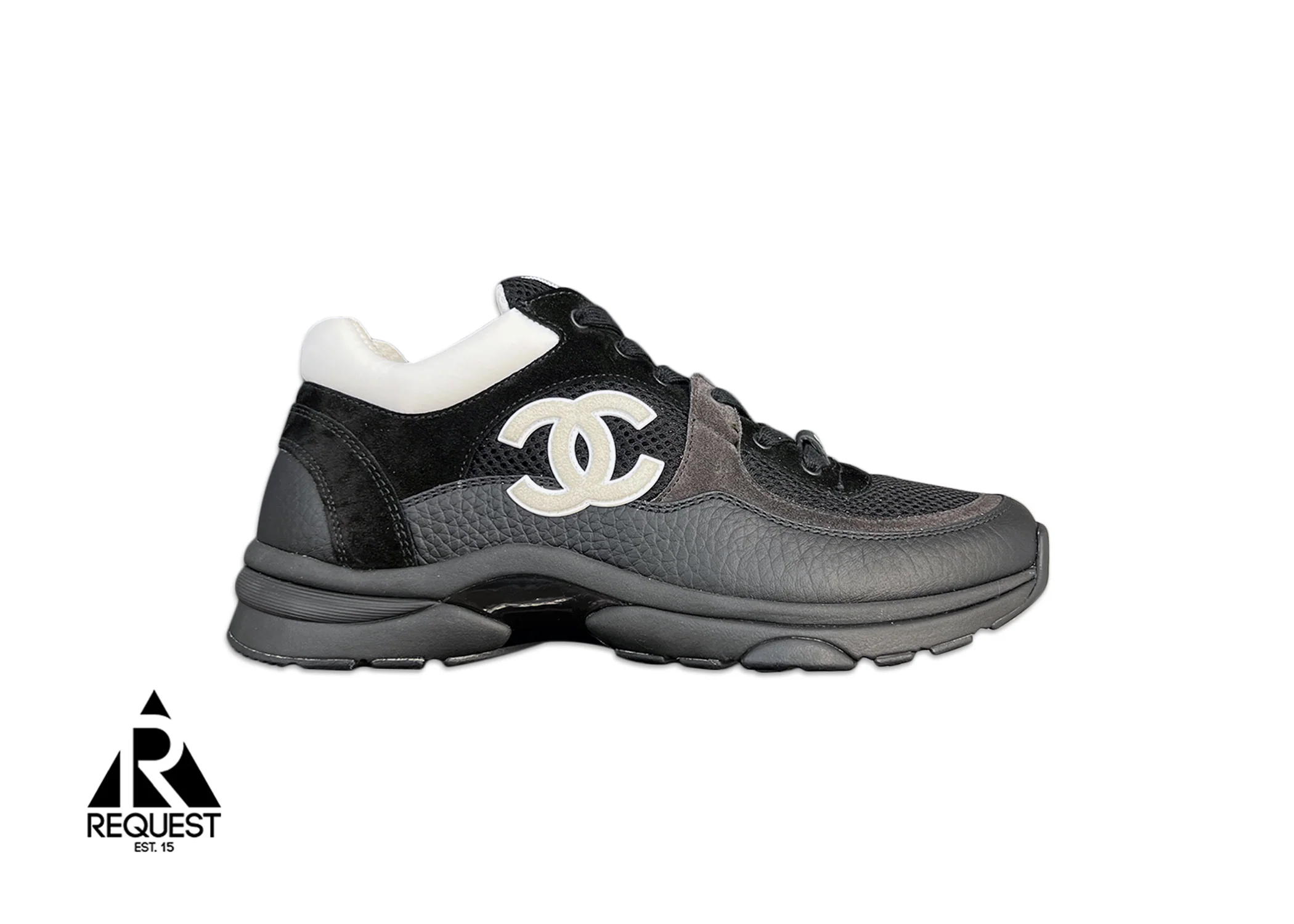 Low Top Trainer "Black White" (W)