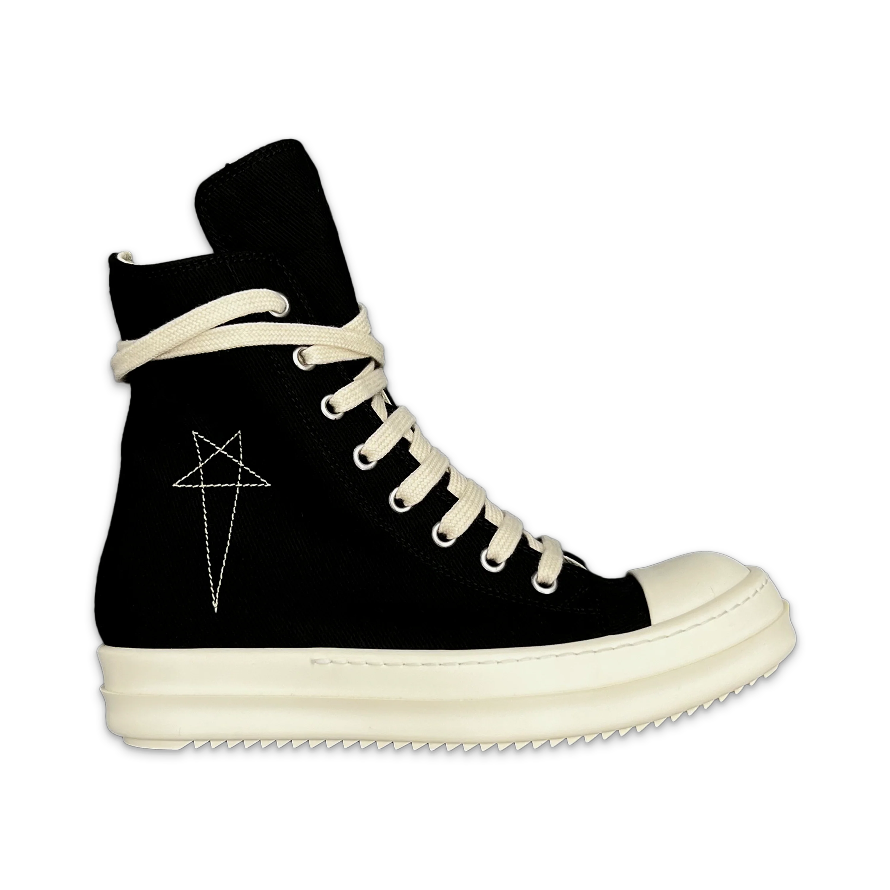 Luxor Ramones High "Pentagram Embroidery Black Pearl" (W)