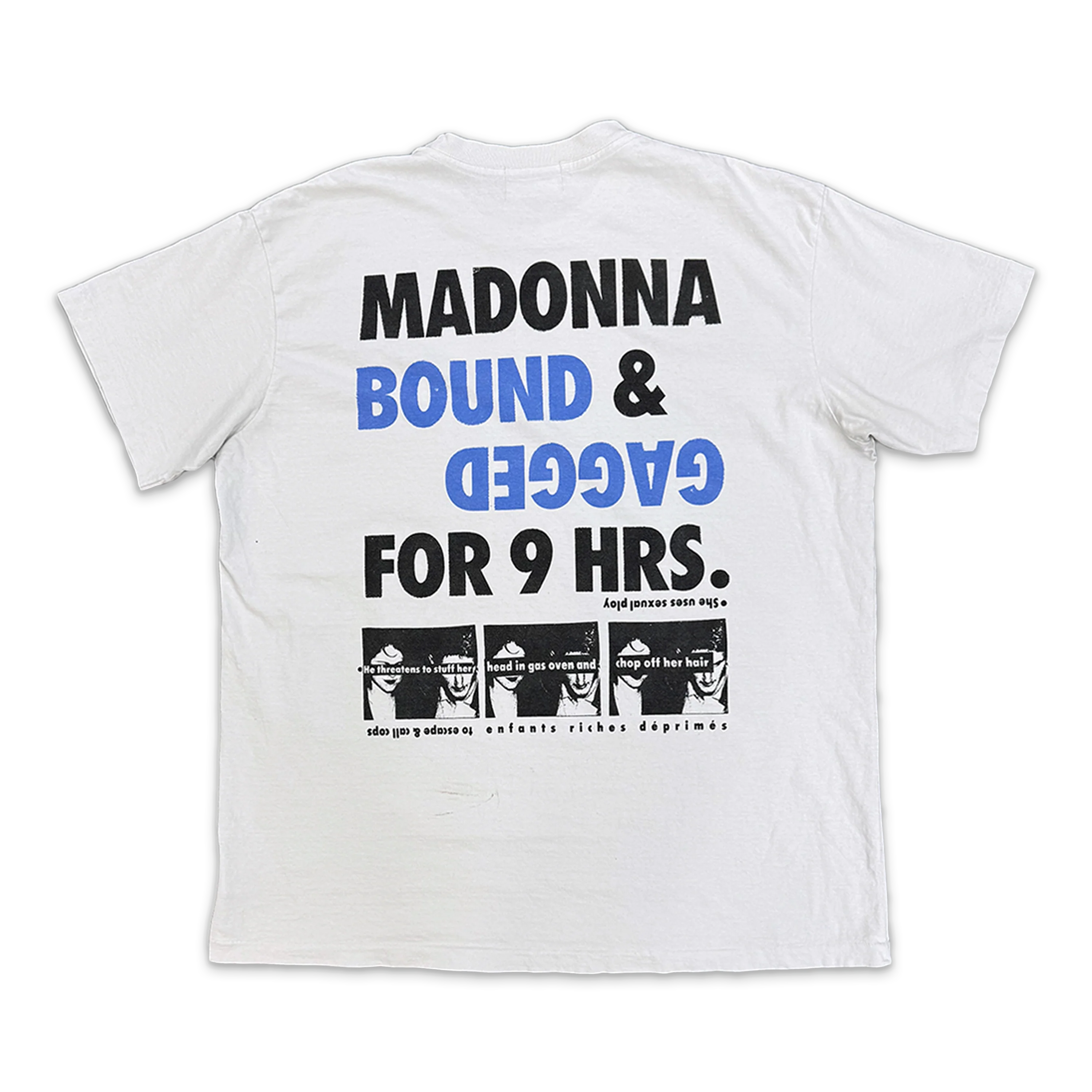 Madonna Bonds of Matrimony Tee "Blue White" - Image 2